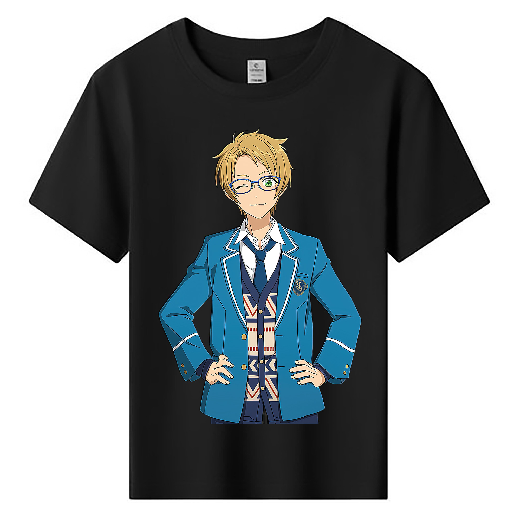 （画像用） あんさんぶるスターズ! Ensemble Stars 綿100％キッズTシャツ（フロントプリント）