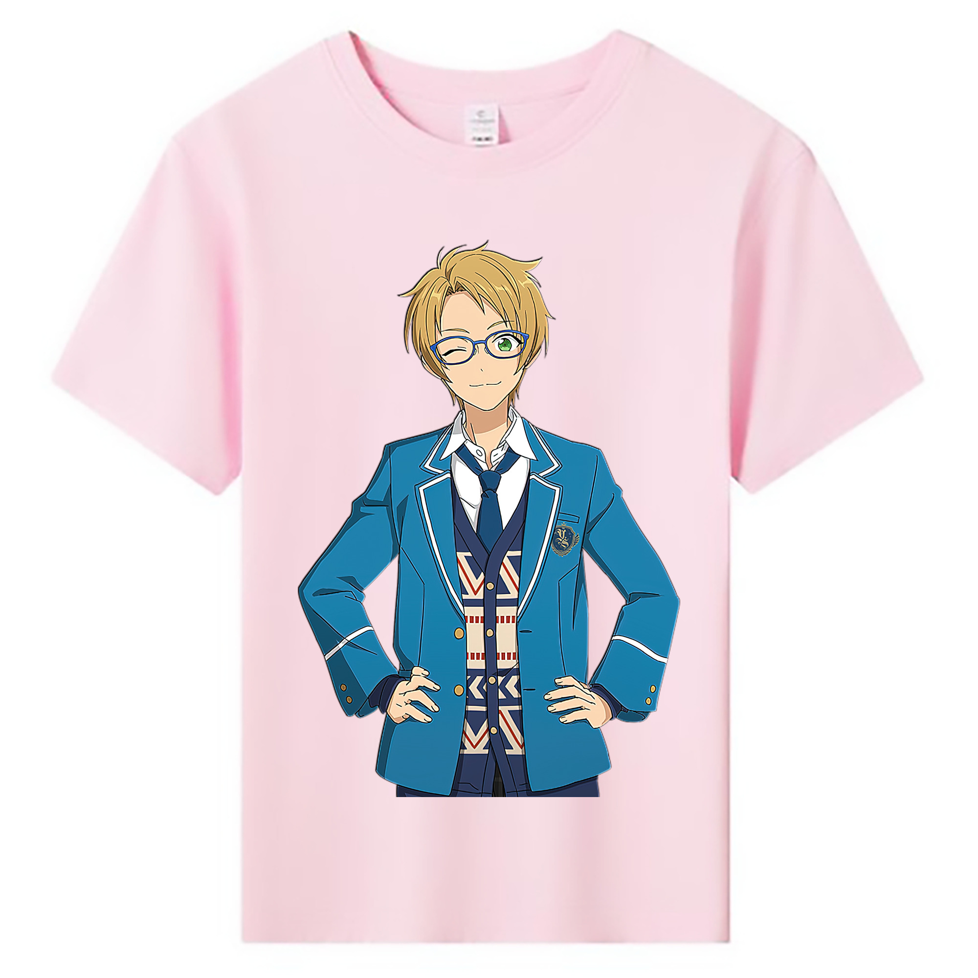 （画像用） あんさんぶるスターズ! Ensemble Stars 綿100％キッズTシャツ（フロントプリント）