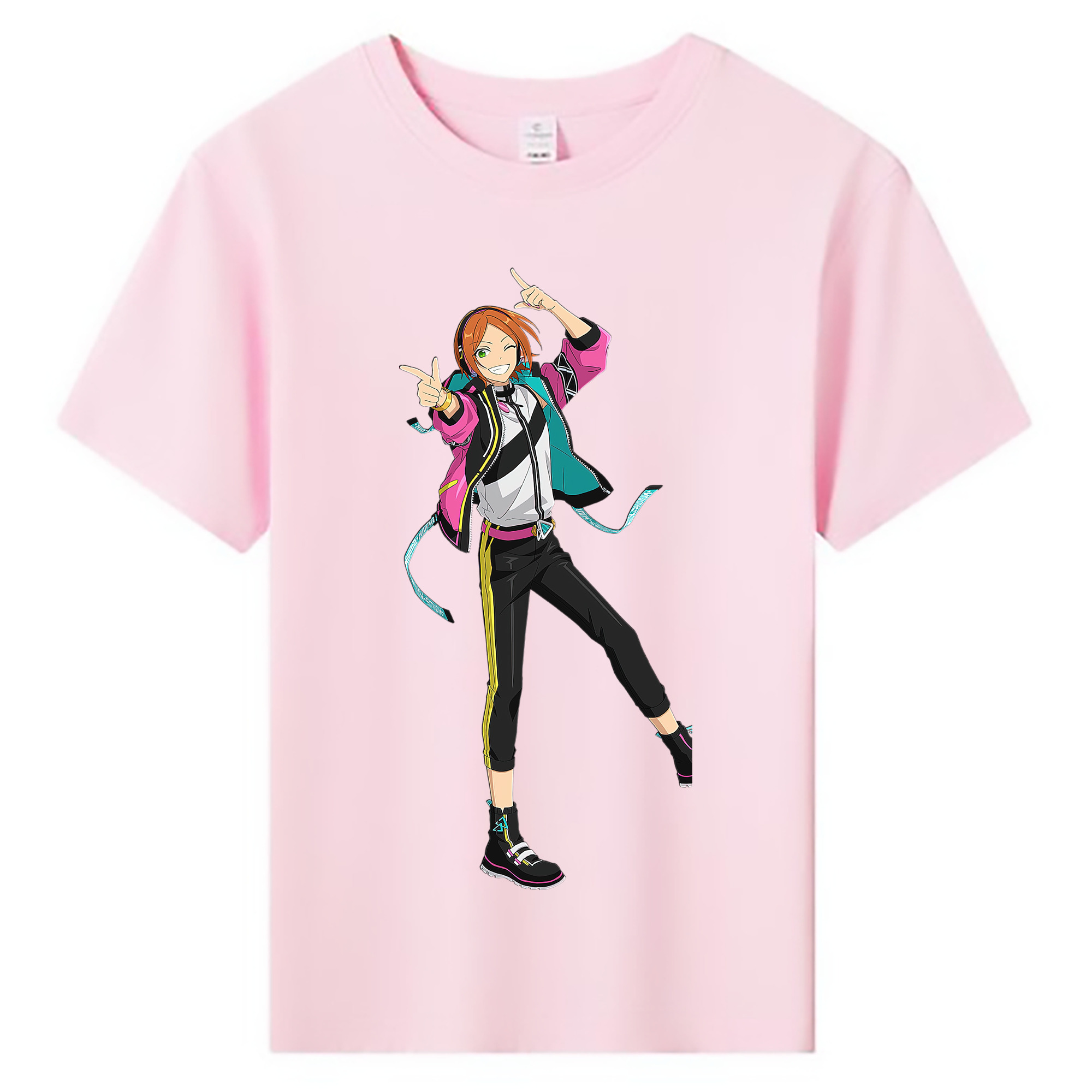 あんさんぶるスターズ! Ensemble Stars 綿100％キッズTシャツ（フロントプリント）