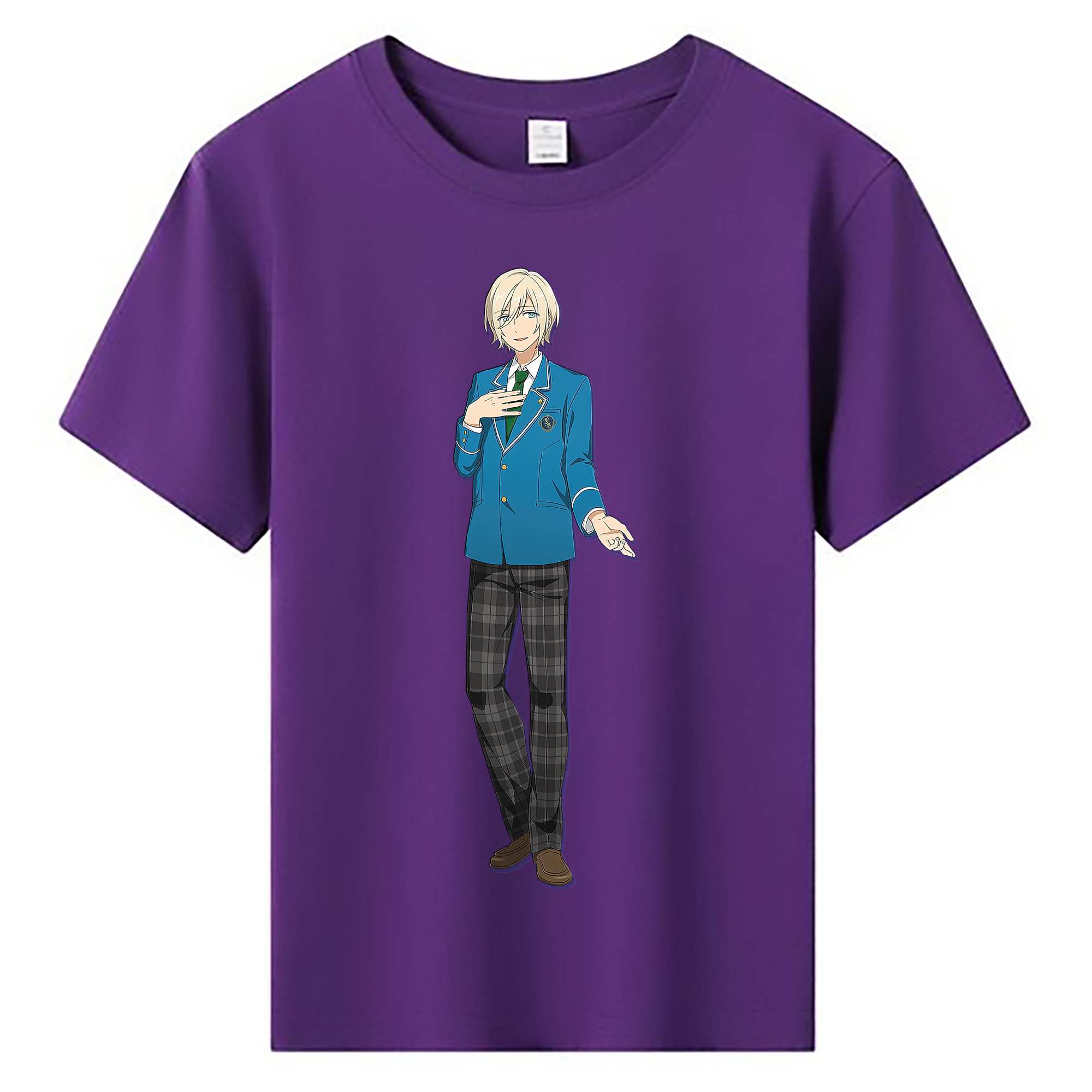 （画像用） あんさんぶるスターズ! Ensemble Stars 綿100％キッズTシャツ（フロントプリント）