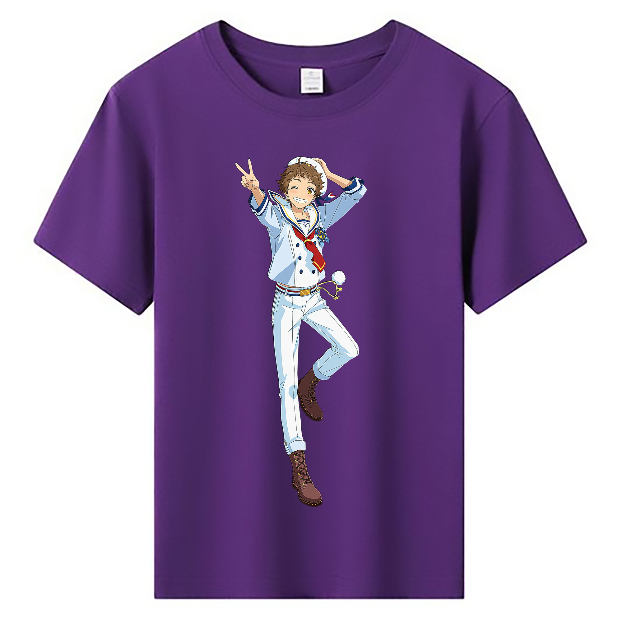 （画像用） あんさんぶるスターズ! Ensemble Stars 綿100％キッズTシャツ（フロントプリント）