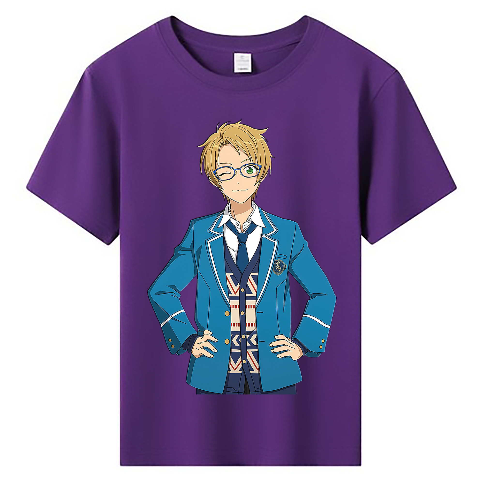（画像用） あんさんぶるスターズ! Ensemble Stars 綿100％キッズTシャツ（フロントプリント）