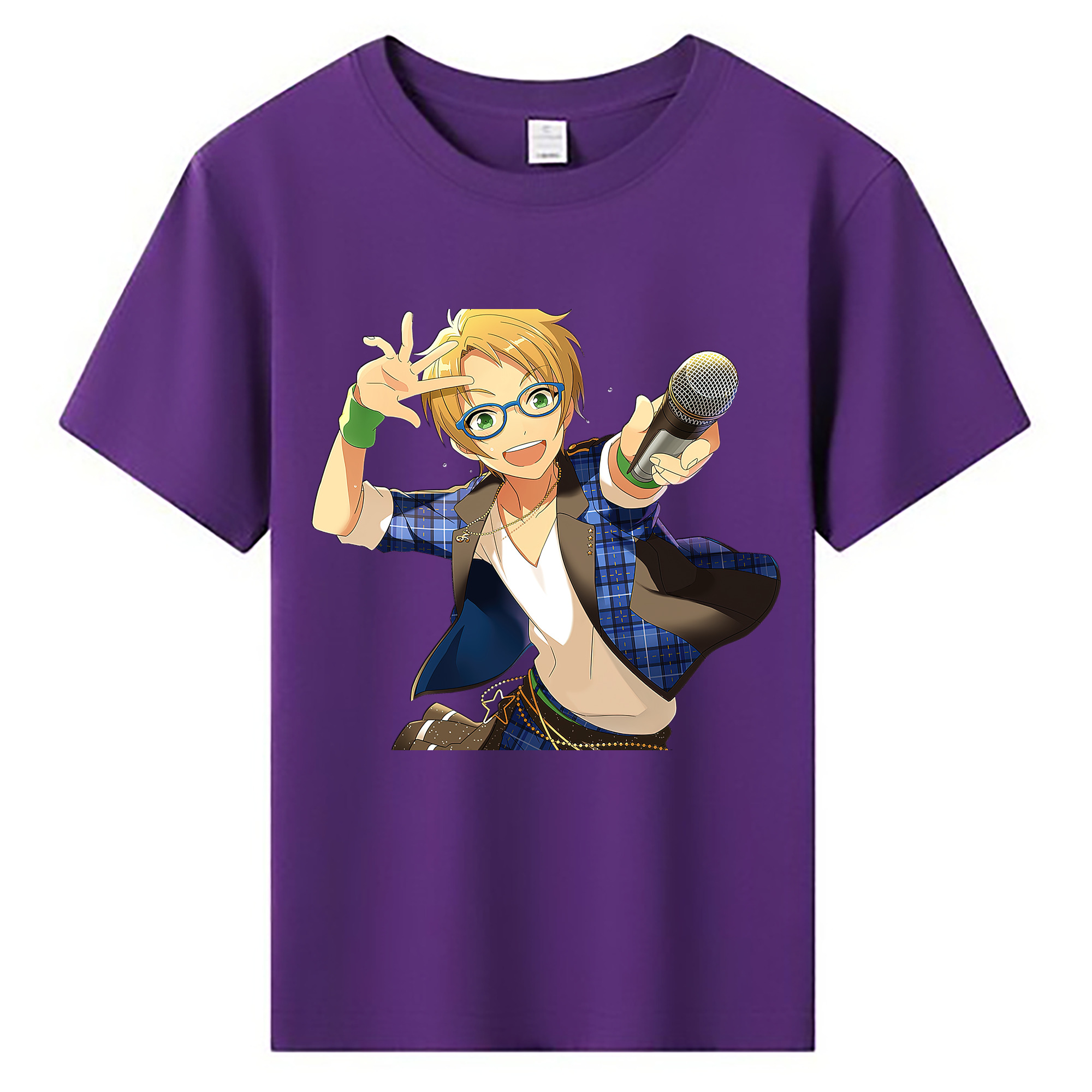 （画像用） あんさんぶるスターズ! Ensemble Stars 綿100％キッズTシャツ（フロントプリント）