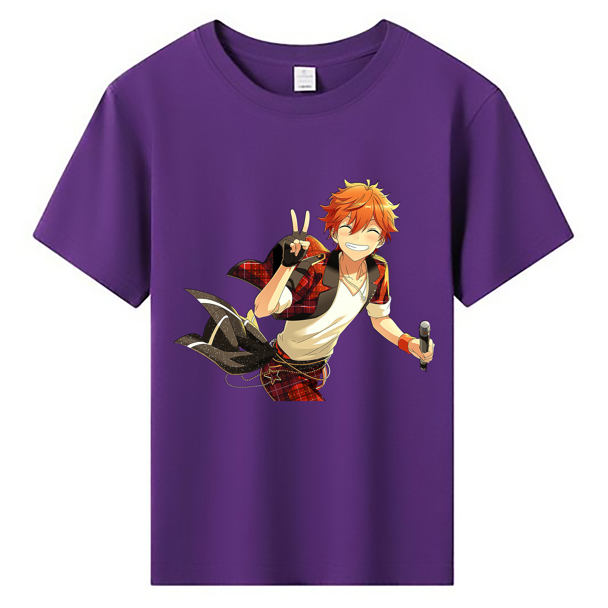 （画像用） あんさんぶるスターズ! Ensemble Stars 綿100％キッズTシャツ（フロントプリント）