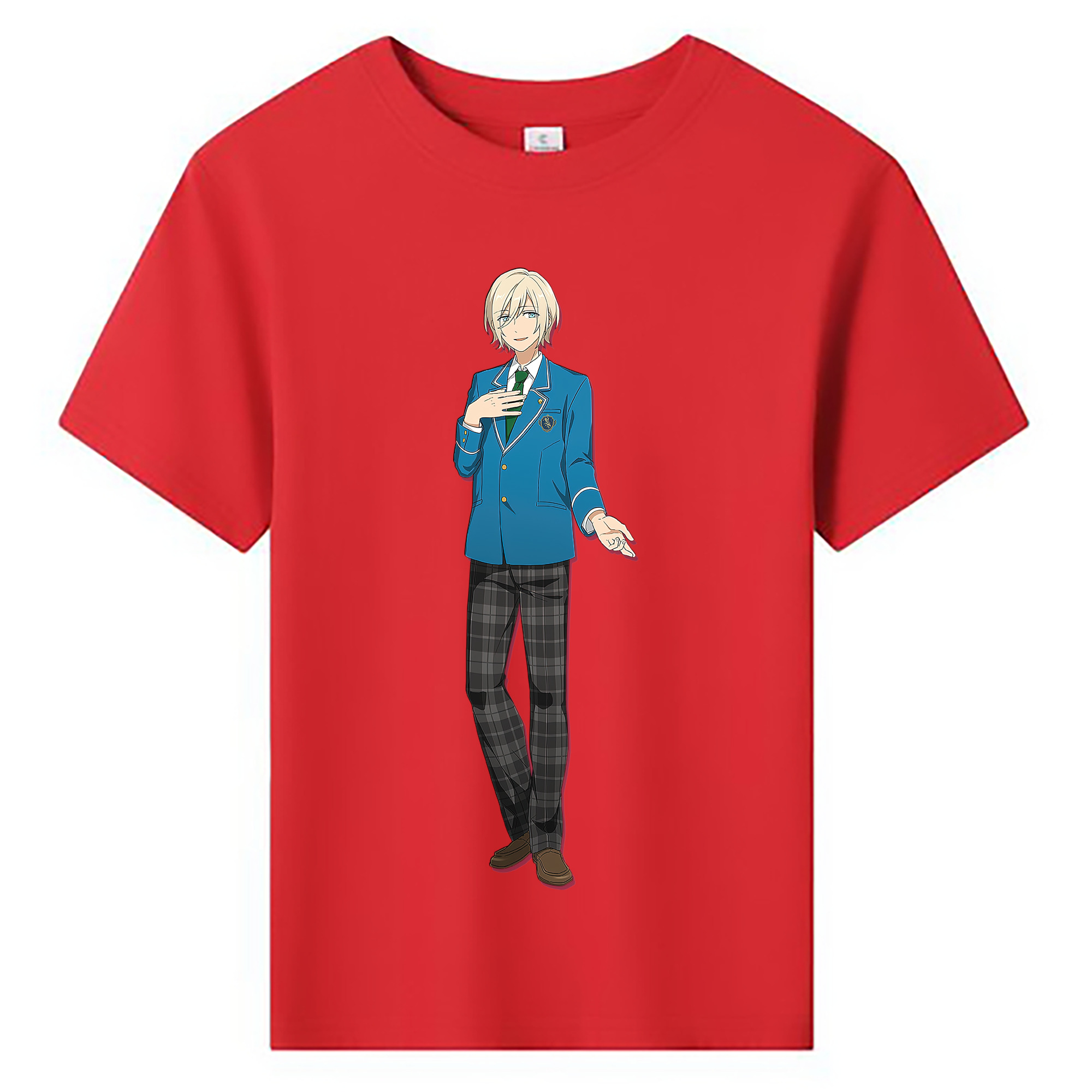 （画像用） あんさんぶるスターズ! Ensemble Stars 綿100％キッズTシャツ（フロントプリント）