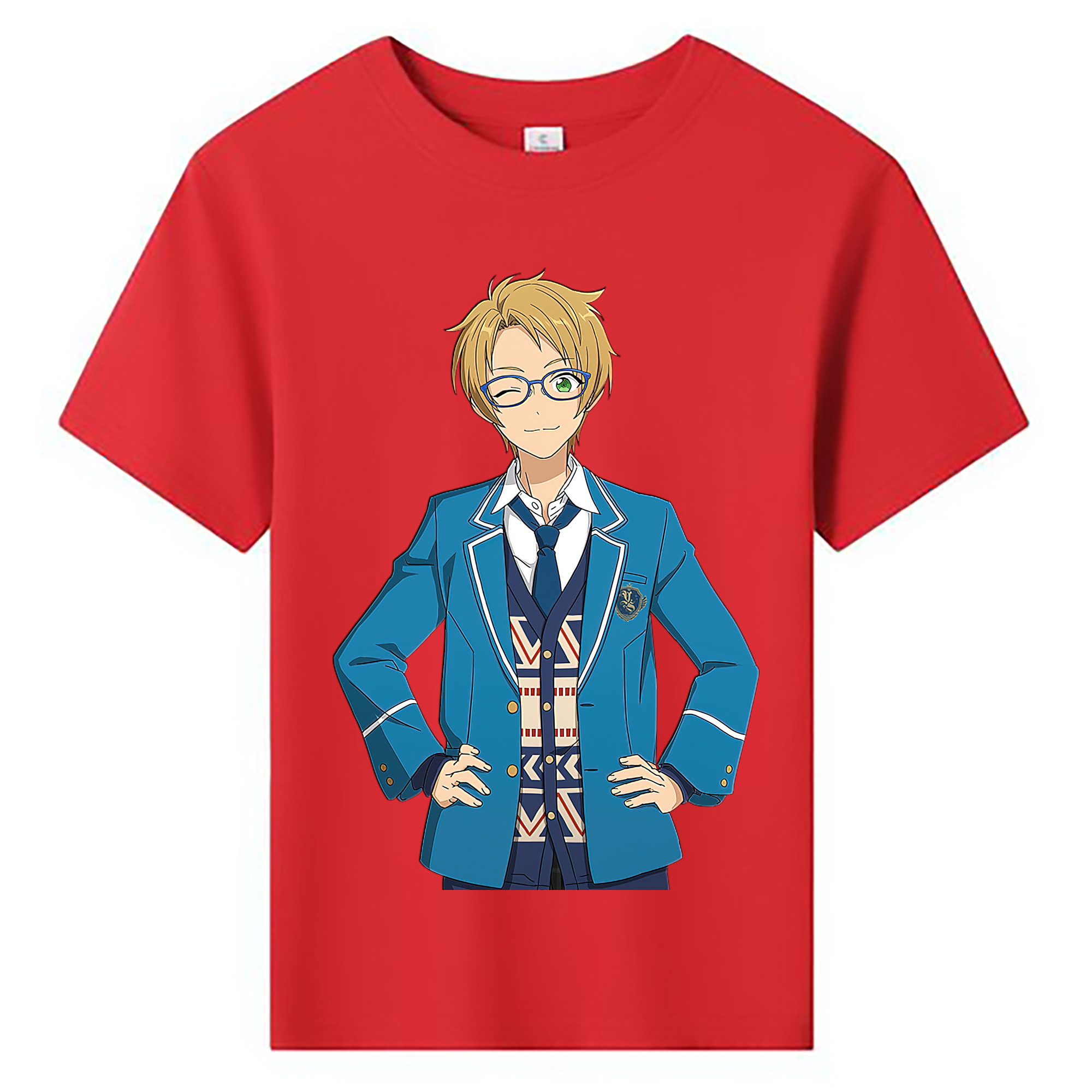 （画像用） あんさんぶるスターズ! Ensemble Stars 綿100％キッズTシャツ（フロントプリント）