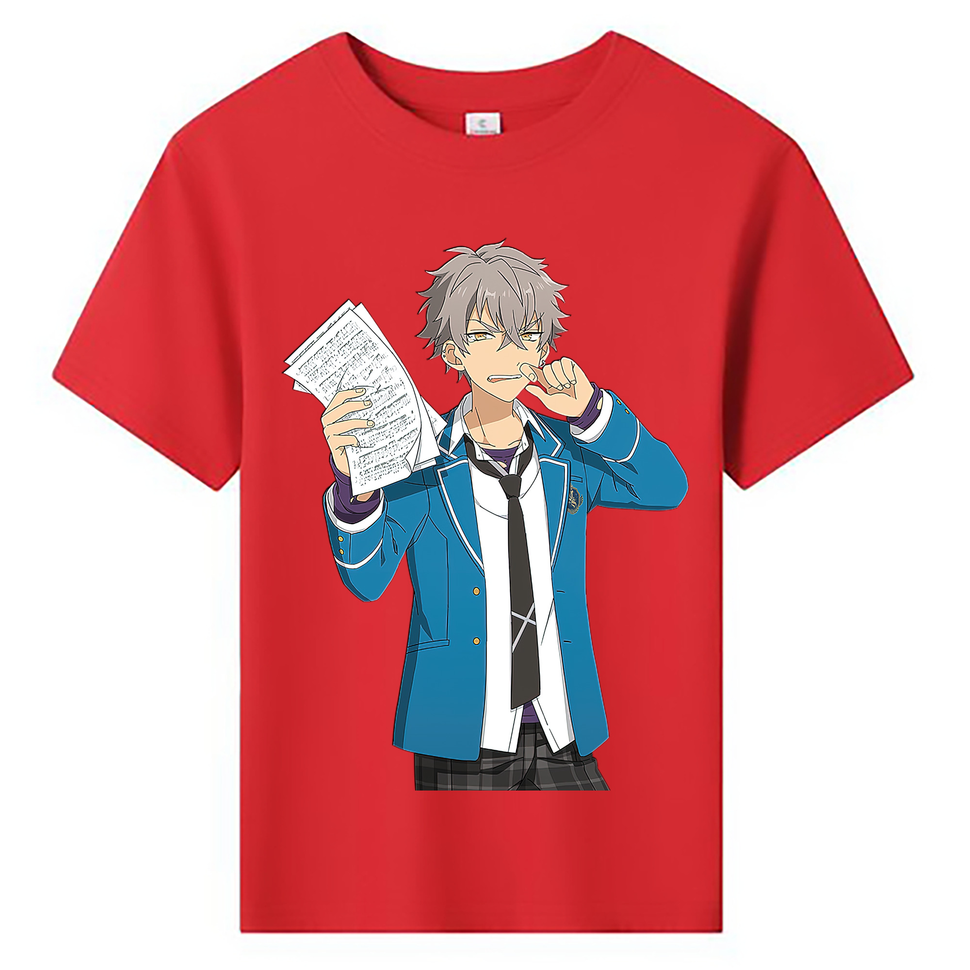 （画像用） あんさんぶるスターズ! Ensemble Stars 綿100％キッズTシャツ（フロントプリント）