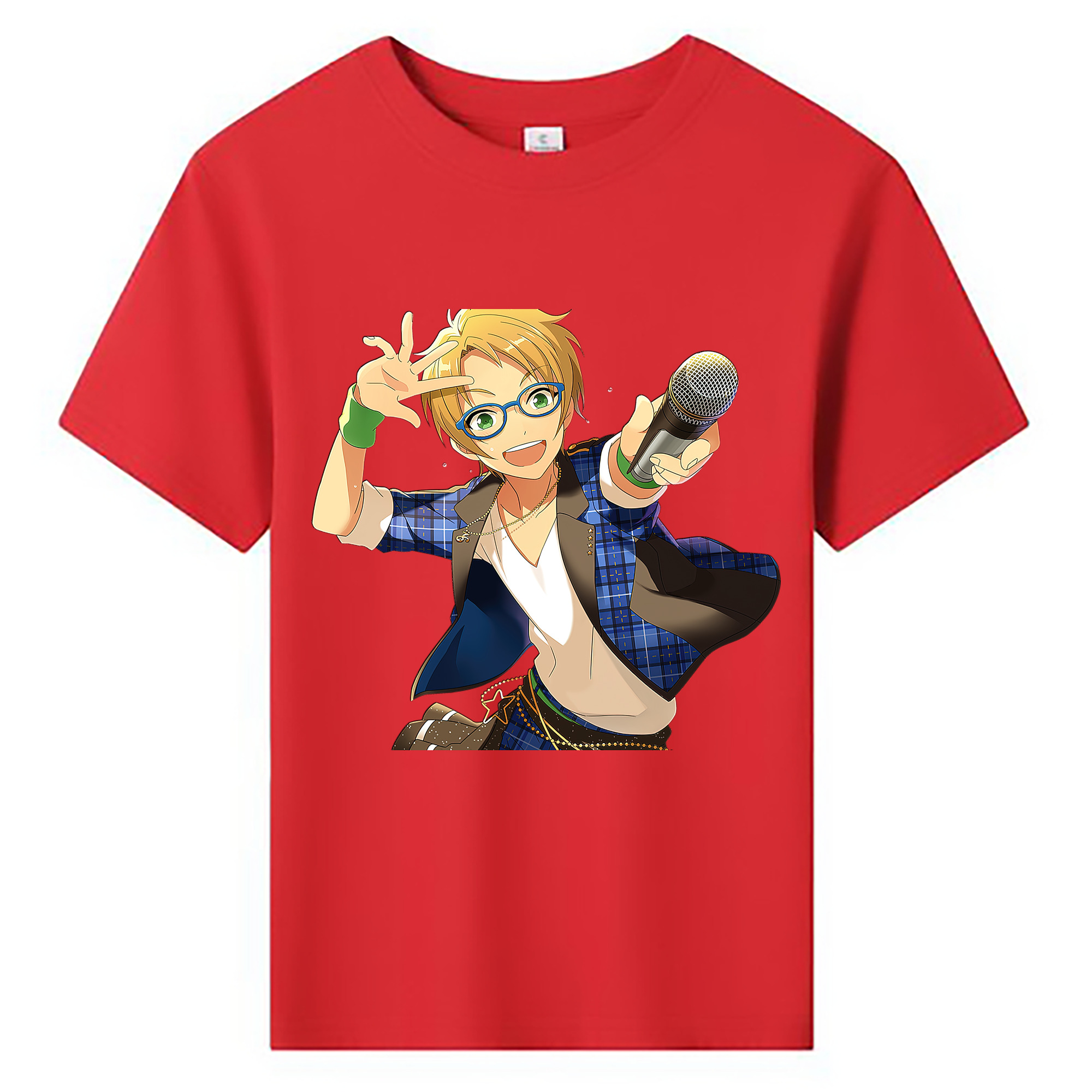 （画像用） あんさんぶるスターズ! Ensemble Stars 綿100％キッズTシャツ（フロントプリント）