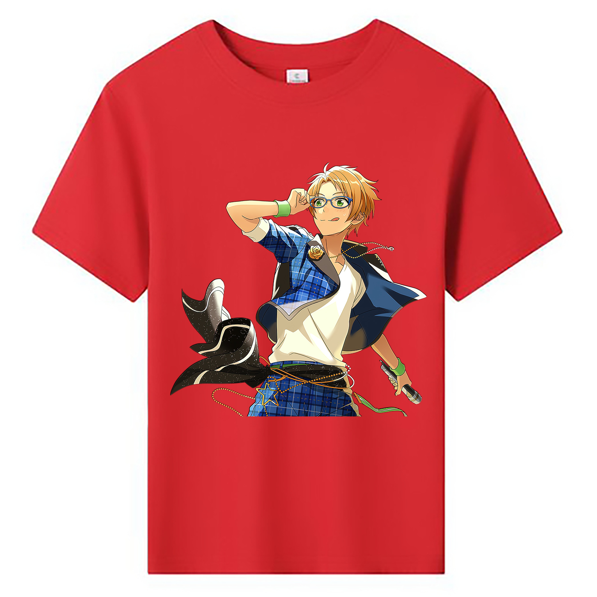 （画像用） あんさんぶるスターズ! Ensemble Stars 綿100％キッズTシャツ（フロントプリント）