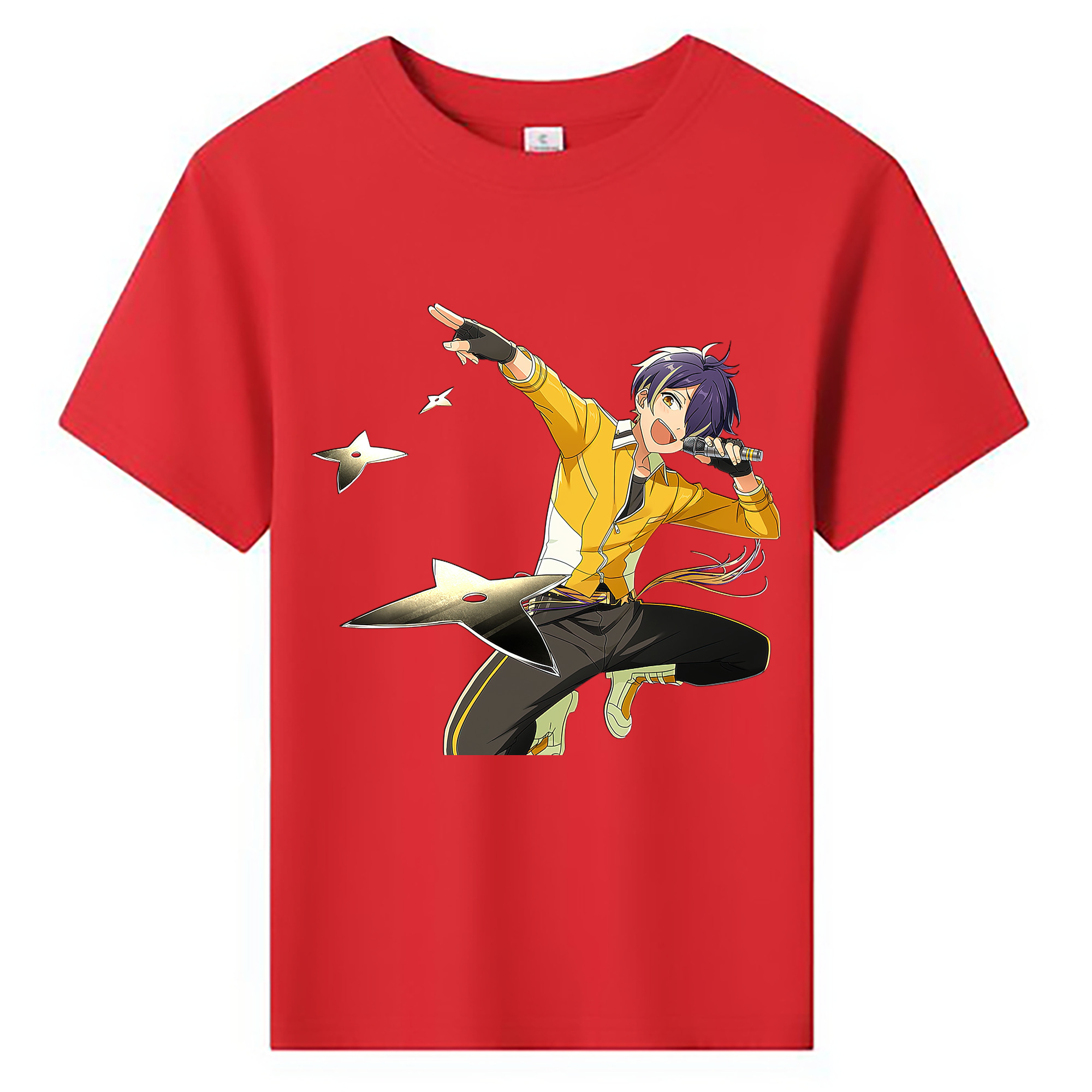 （画像用） あんさんぶるスターズ! Ensemble Stars 綿100％キッズTシャツ（フロントプリント）