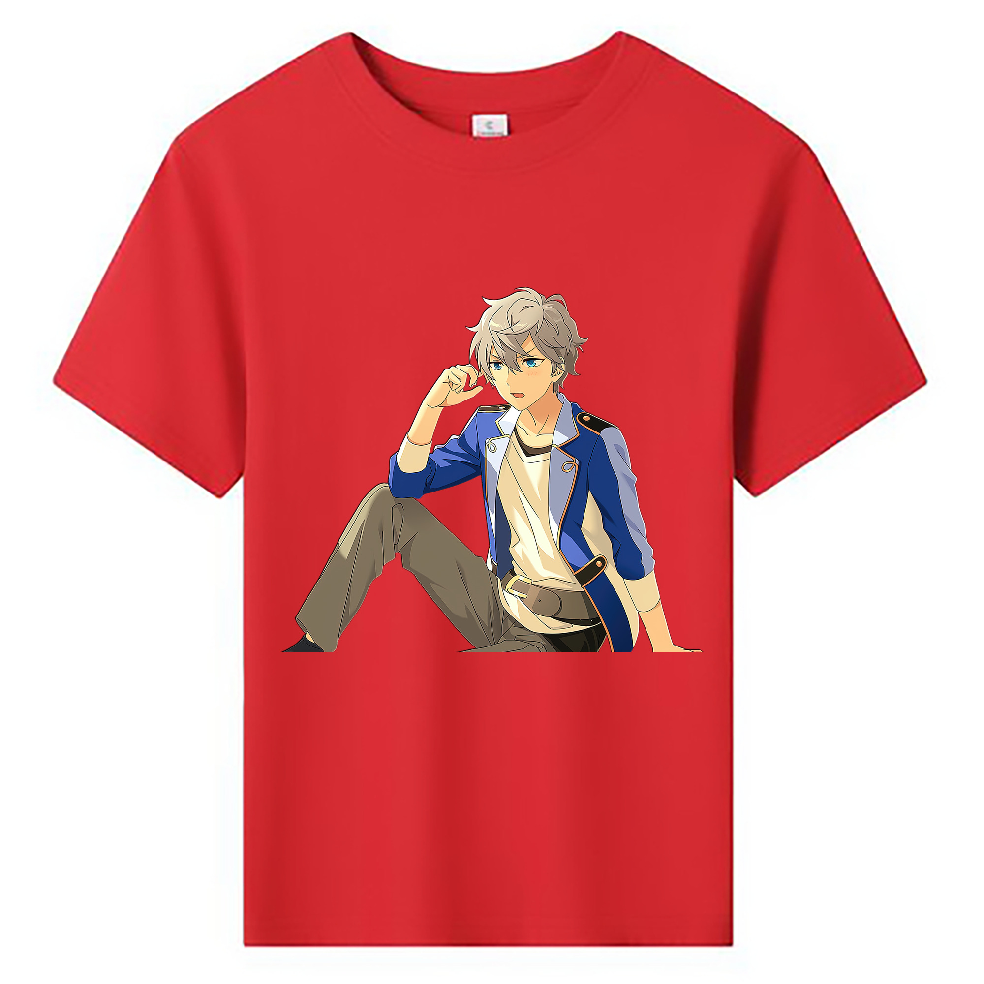 （画像用） あんさんぶるスターズ! Ensemble Stars 綿100％キッズTシャツ（フロントプリント）