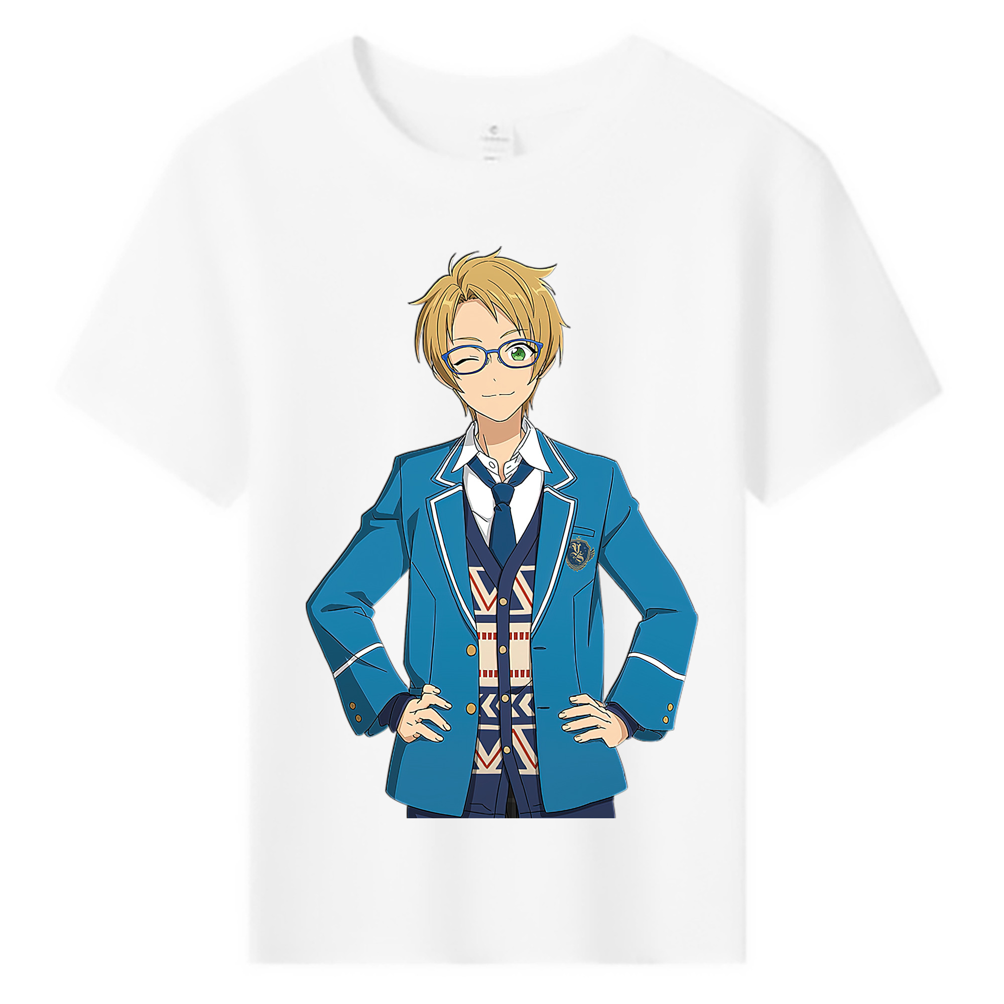 （画像用） あんさんぶるスターズ! Ensemble Stars 綿100％キッズTシャツ（フロントプリント）