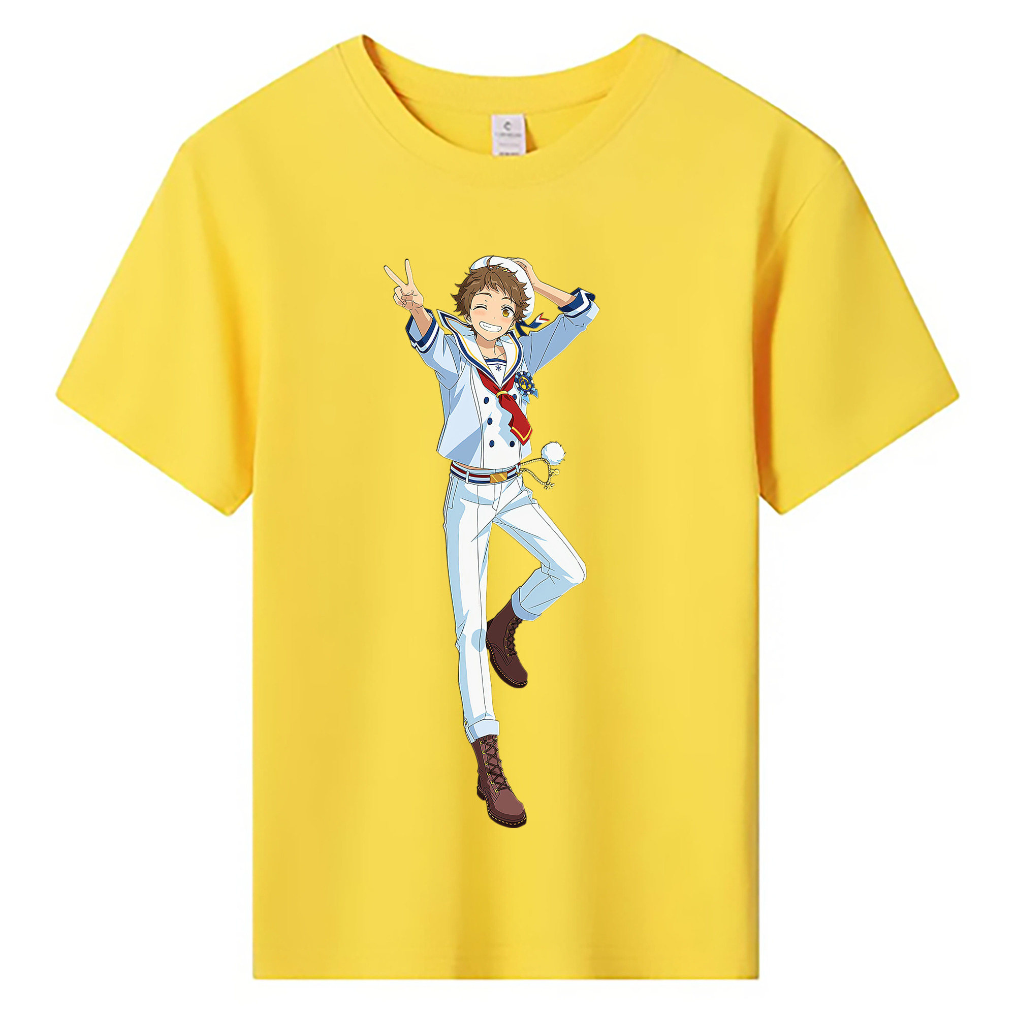 （画像用） あんさんぶるスターズ! Ensemble Stars 綿100％キッズTシャツ（フロントプリント）
