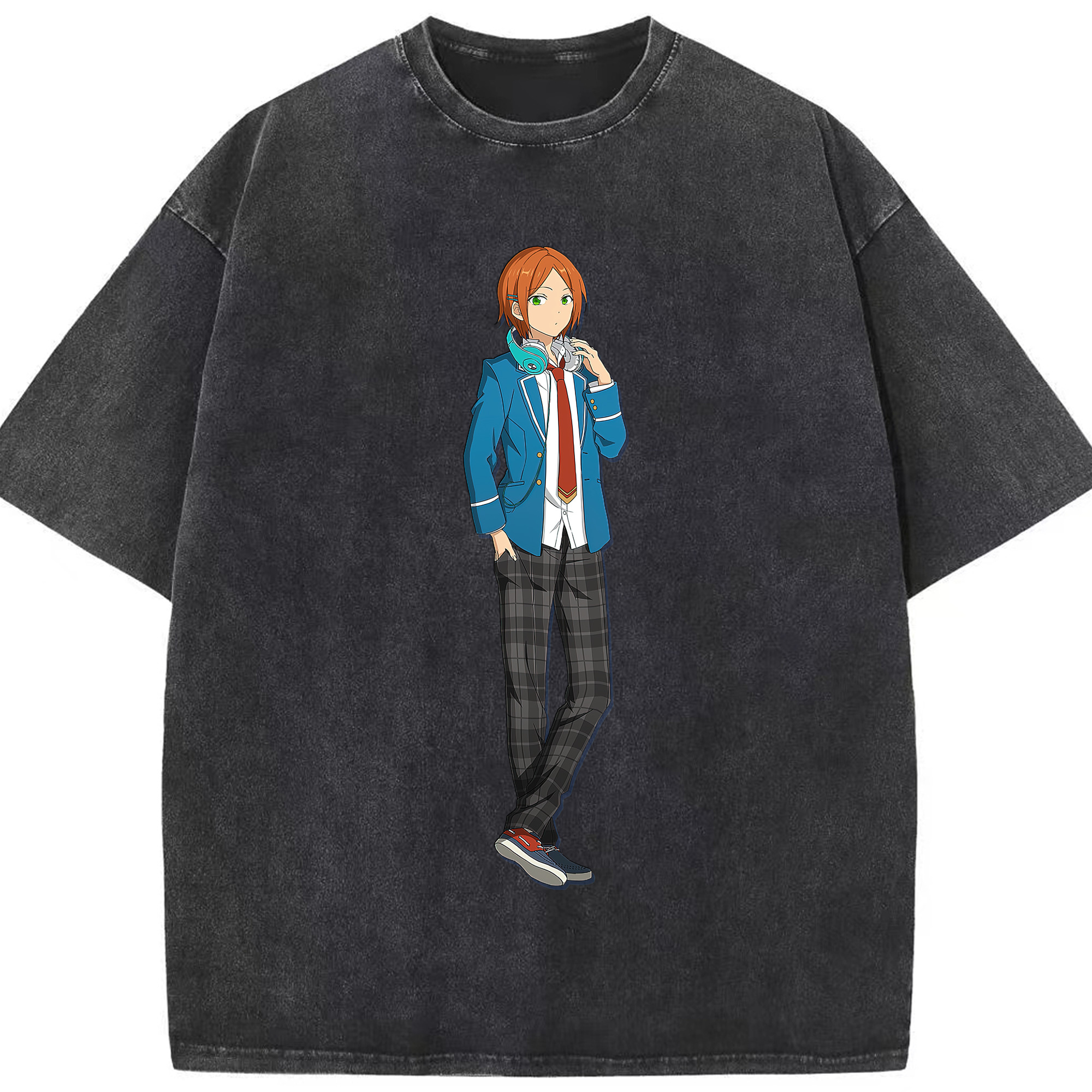 （画像用） あんさんぶるスターズ! Ensemble Stars 綿100% ヴィンテージ風 半袖Tシャツ（フロントプリント）