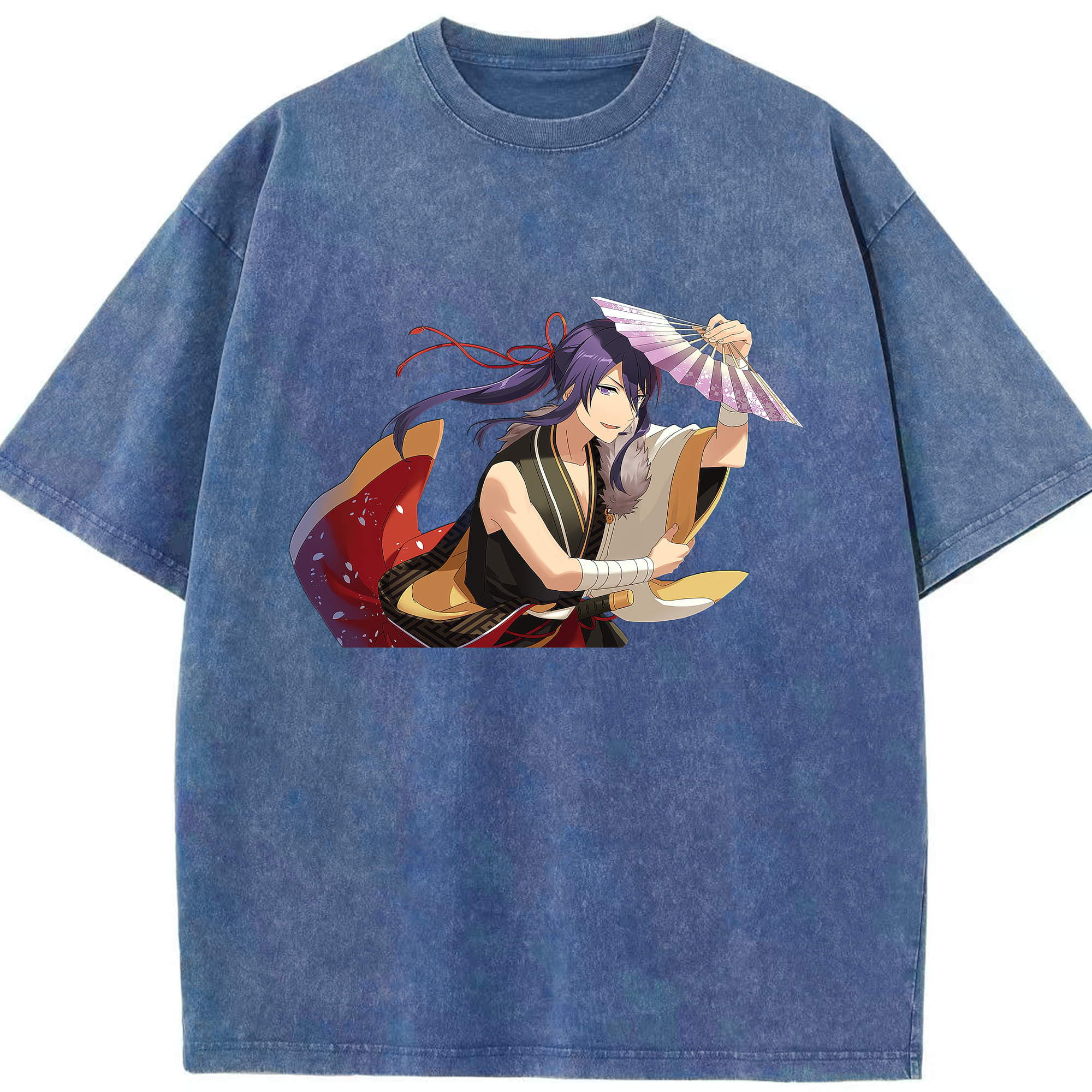 （画像用） あんさんぶるスターズ! Ensemble Stars 綿100% ヴィンテージ風 半袖Tシャツ（フロントプリント）