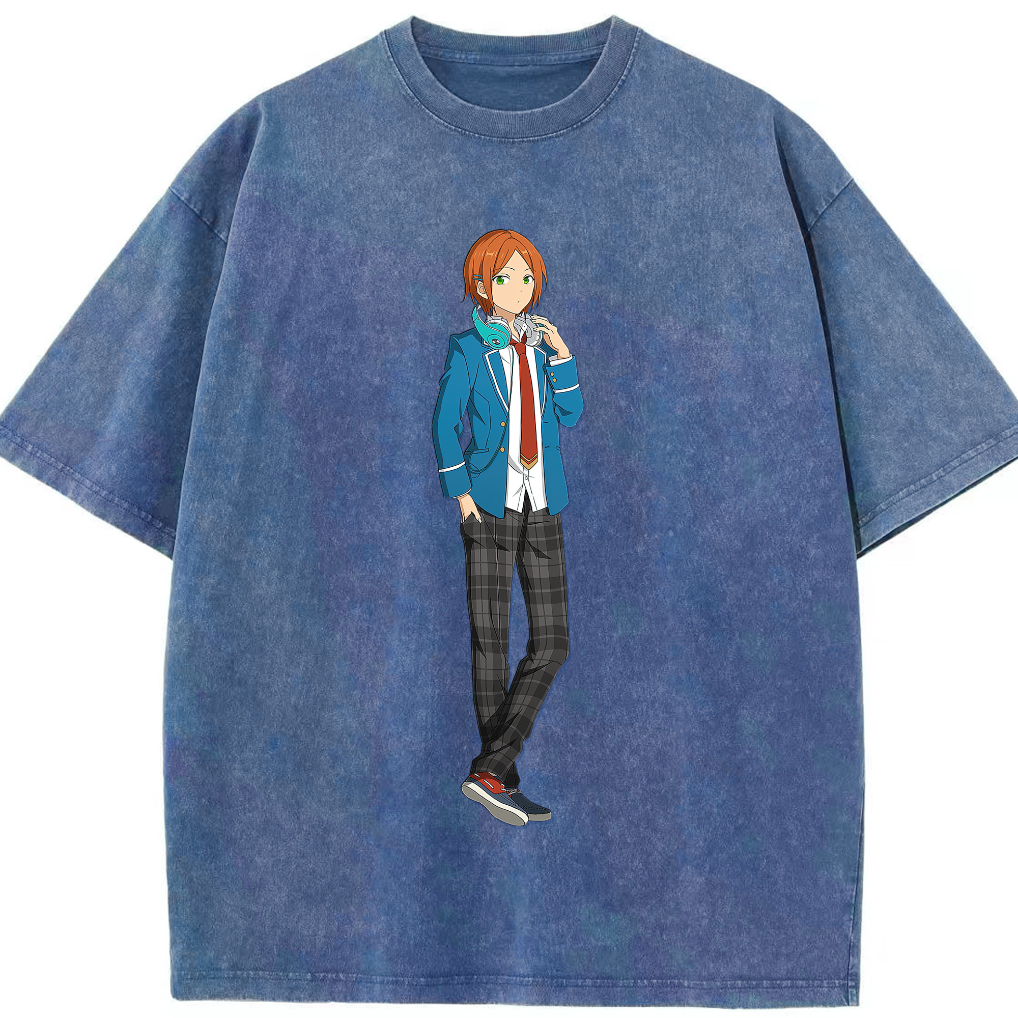 （画像用） あんさんぶるスターズ! Ensemble Stars 綿100% ヴィンテージ風 半袖Tシャツ（フロントプリント）