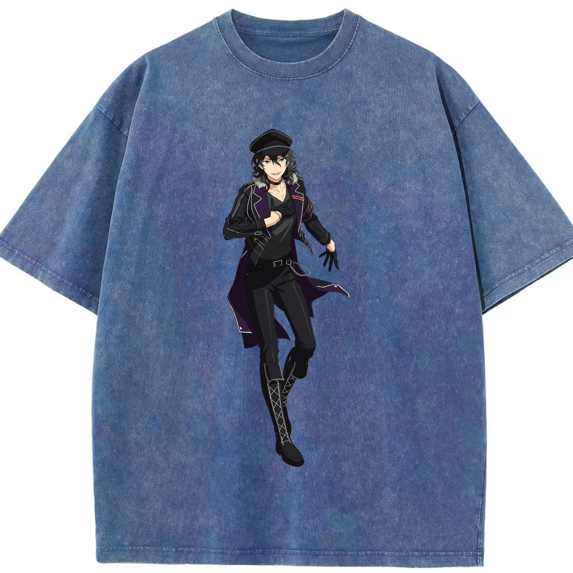 （画像用） あんさんぶるスターズ! Ensemble Stars 綿100% ヴィンテージ風 半袖Tシャツ（フロントプリント）