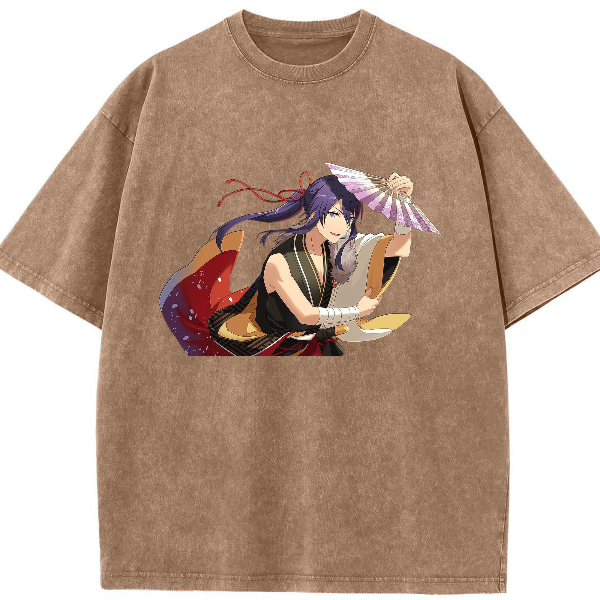（画像用） あんさんぶるスターズ! Ensemble Stars 綿100% ヴィンテージ風 半袖Tシャツ（フロントプリント）