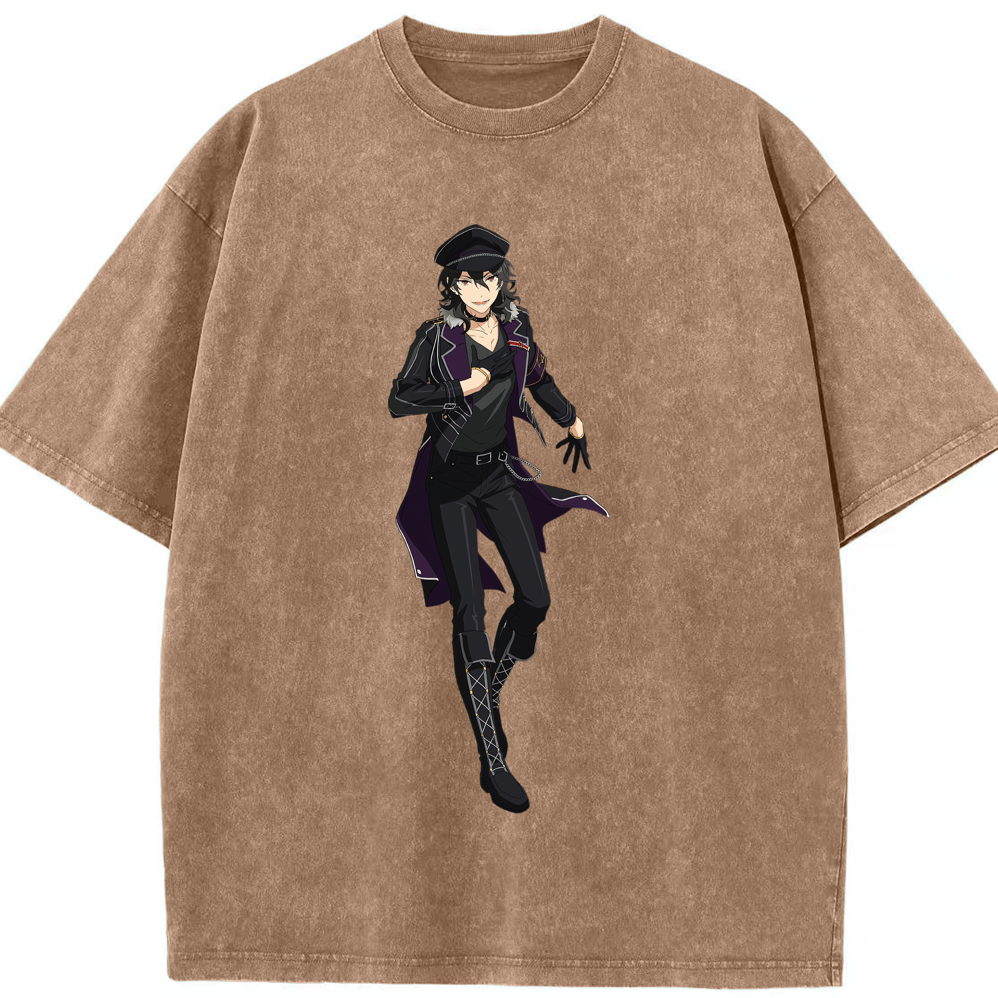 （画像用） あんさんぶるスターズ! Ensemble Stars 綿100% ヴィンテージ風 半袖Tシャツ（フロントプリント）
