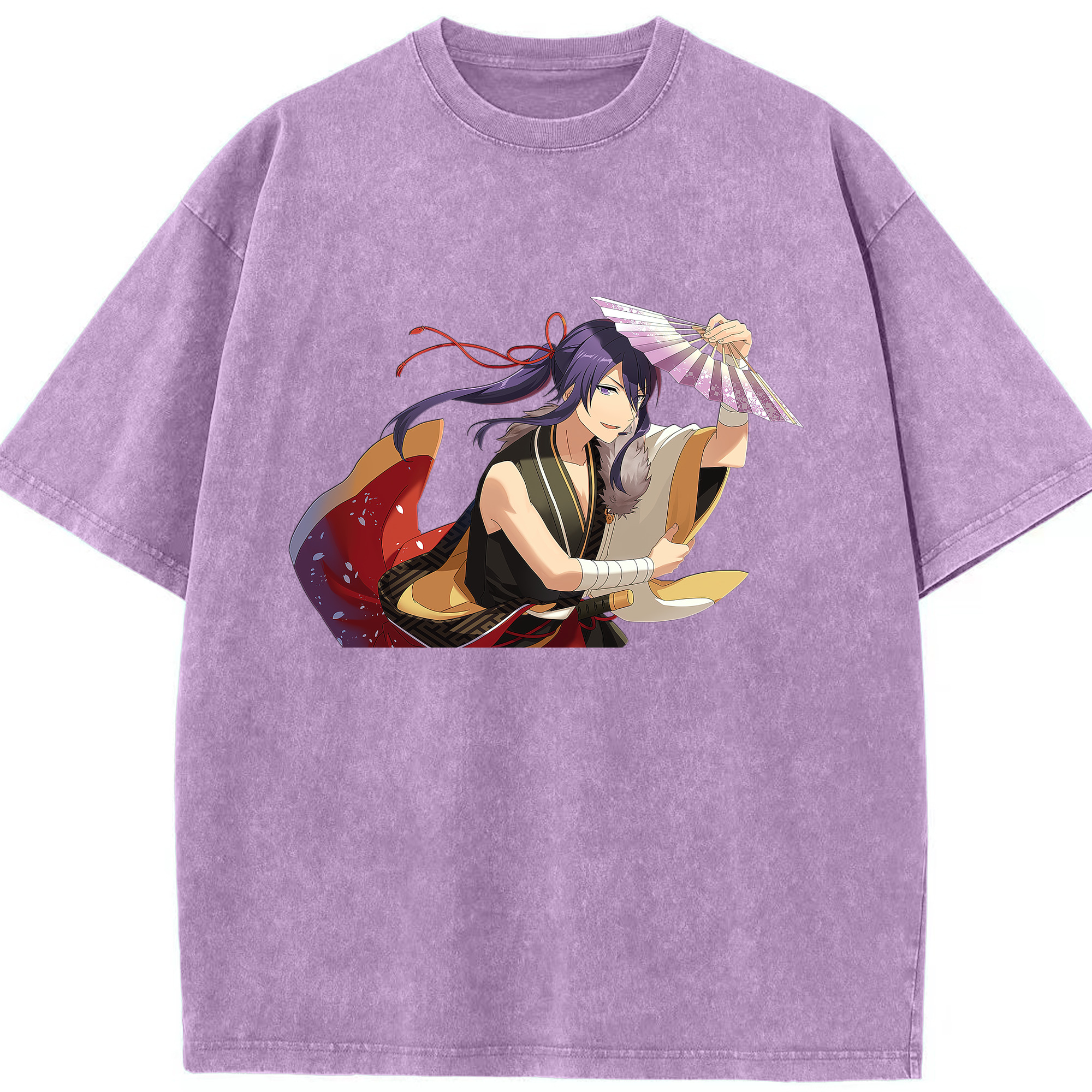 （画像用） あんさんぶるスターズ! Ensemble Stars 綿100% ヴィンテージ風 半袖Tシャツ（フロントプリント）