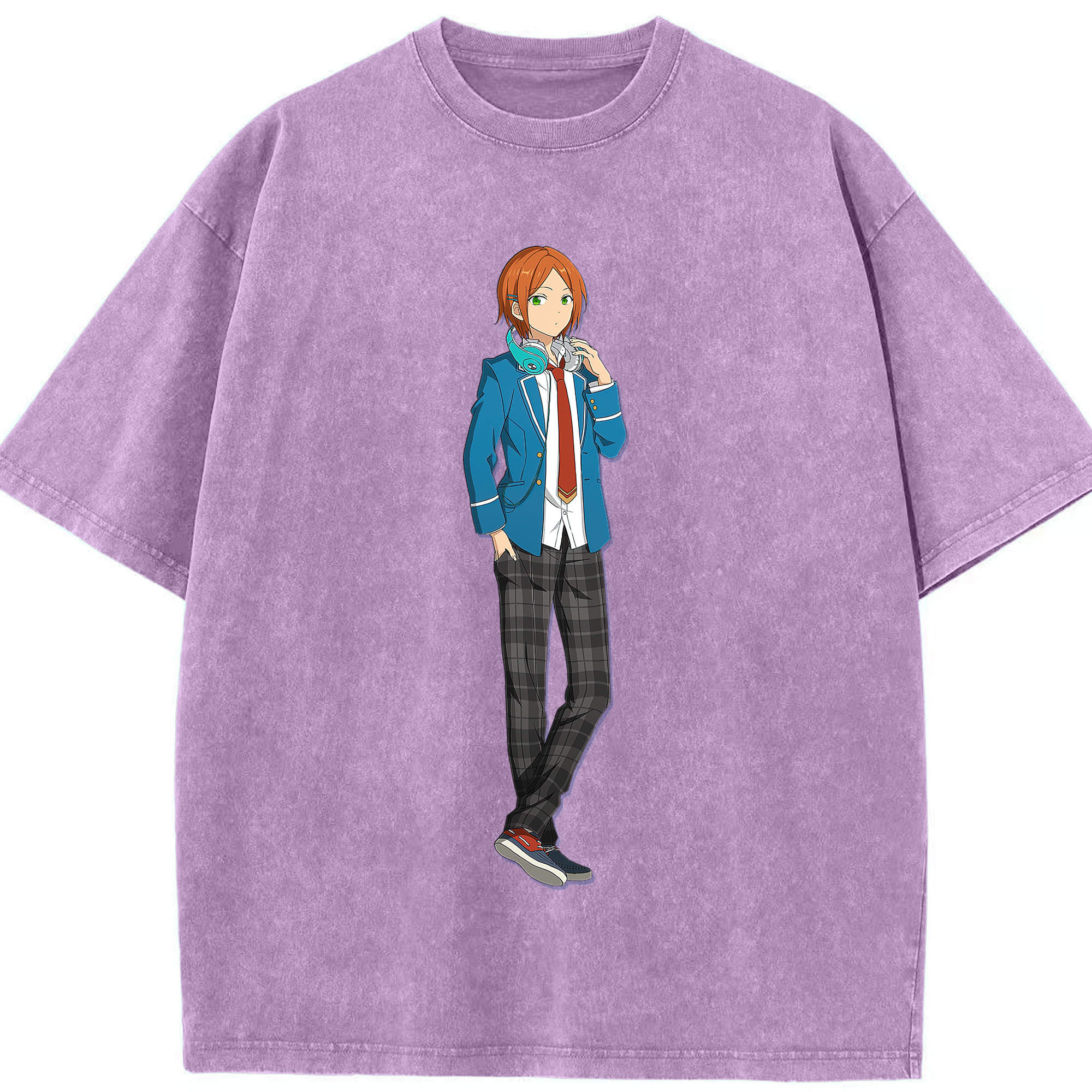 （画像用） あんさんぶるスターズ! Ensemble Stars 綿100% ヴィンテージ風 半袖Tシャツ（フロントプリント）