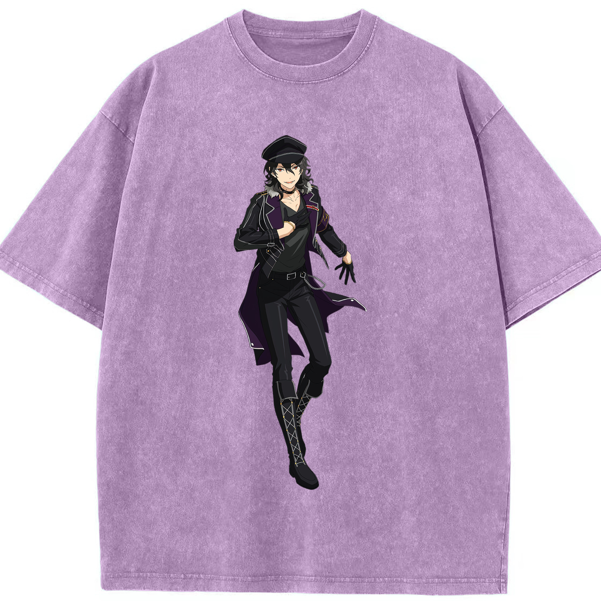 （画像用） あんさんぶるスターズ! Ensemble Stars 綿100% ヴィンテージ風 半袖Tシャツ（フロントプリント）
