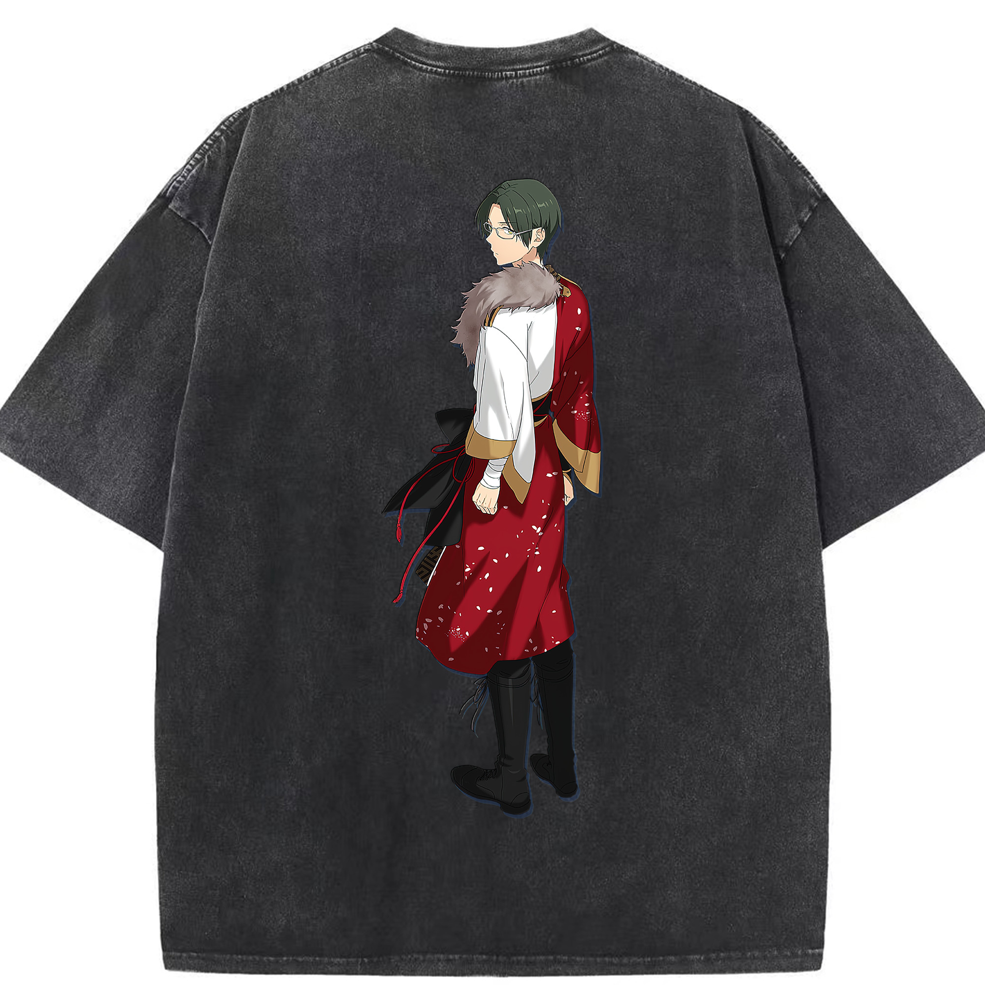 （画像用） あんさんぶるスターズ! Ensemble Stars 綿100% ヴィンテージ風 半袖Tシャツ（背面プリント）