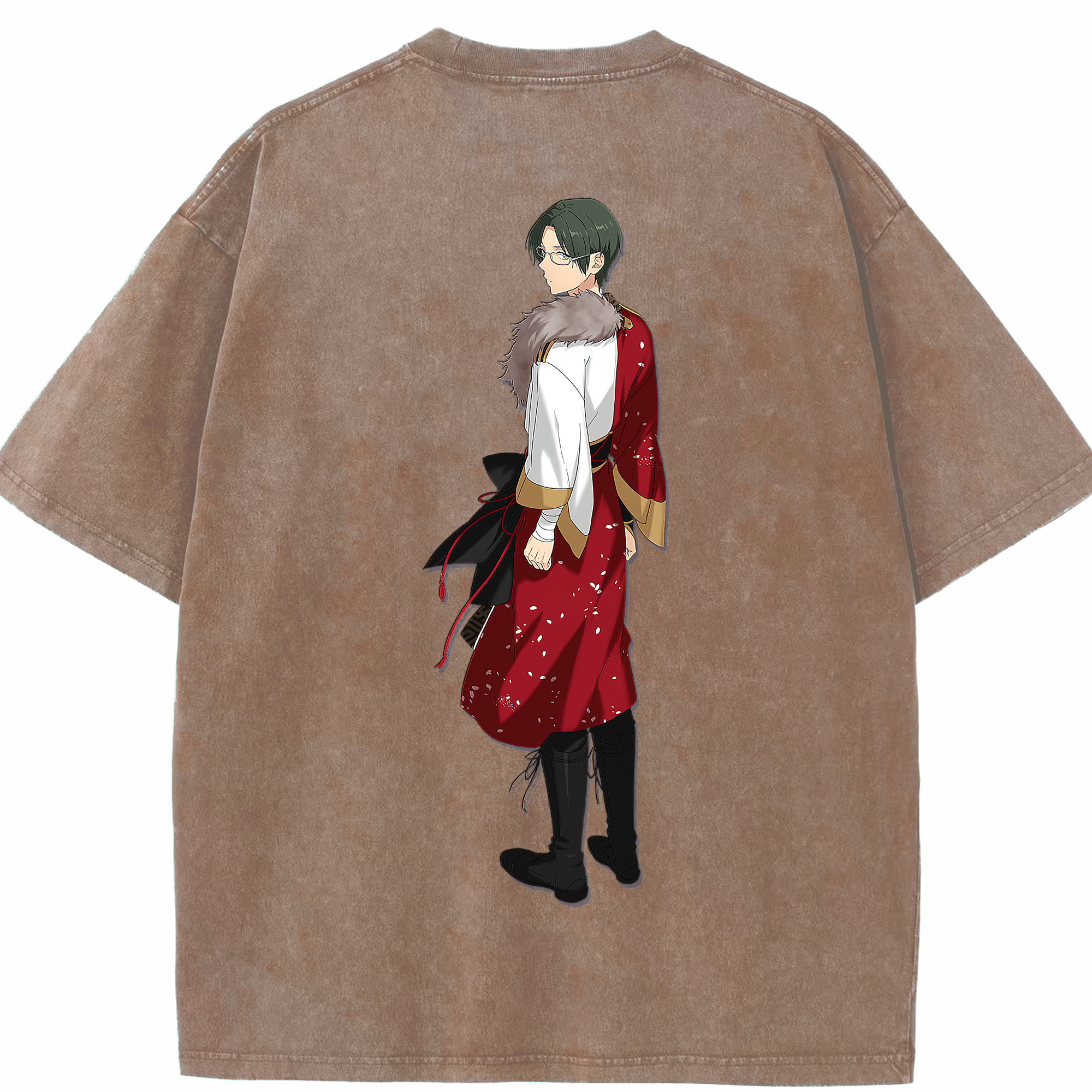 （画像用） あんさんぶるスターズ! Ensemble Stars 綿100% ヴィンテージ風 半袖Tシャツ（背面プリント）