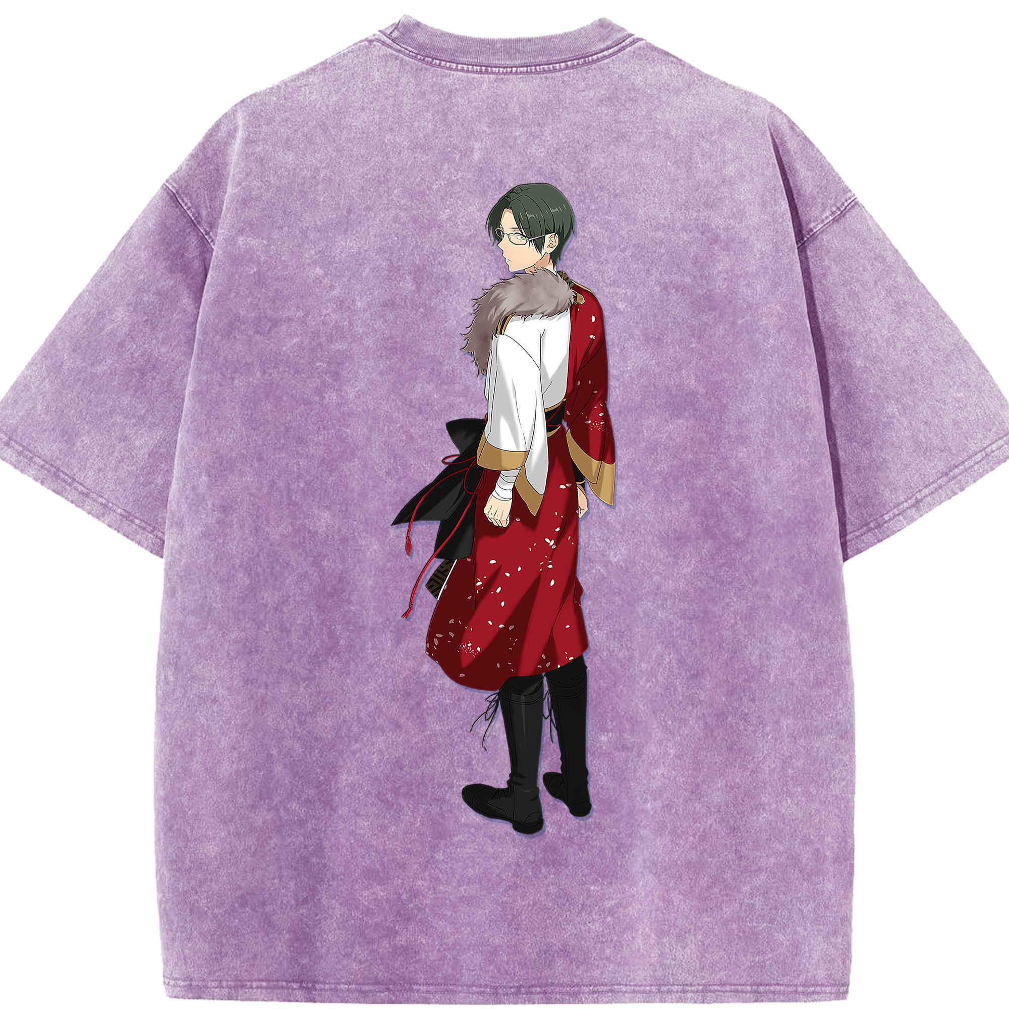 （画像用） あんさんぶるスターズ! Ensemble Stars 綿100% ヴィンテージ風 半袖Tシャツ（背面プリント）