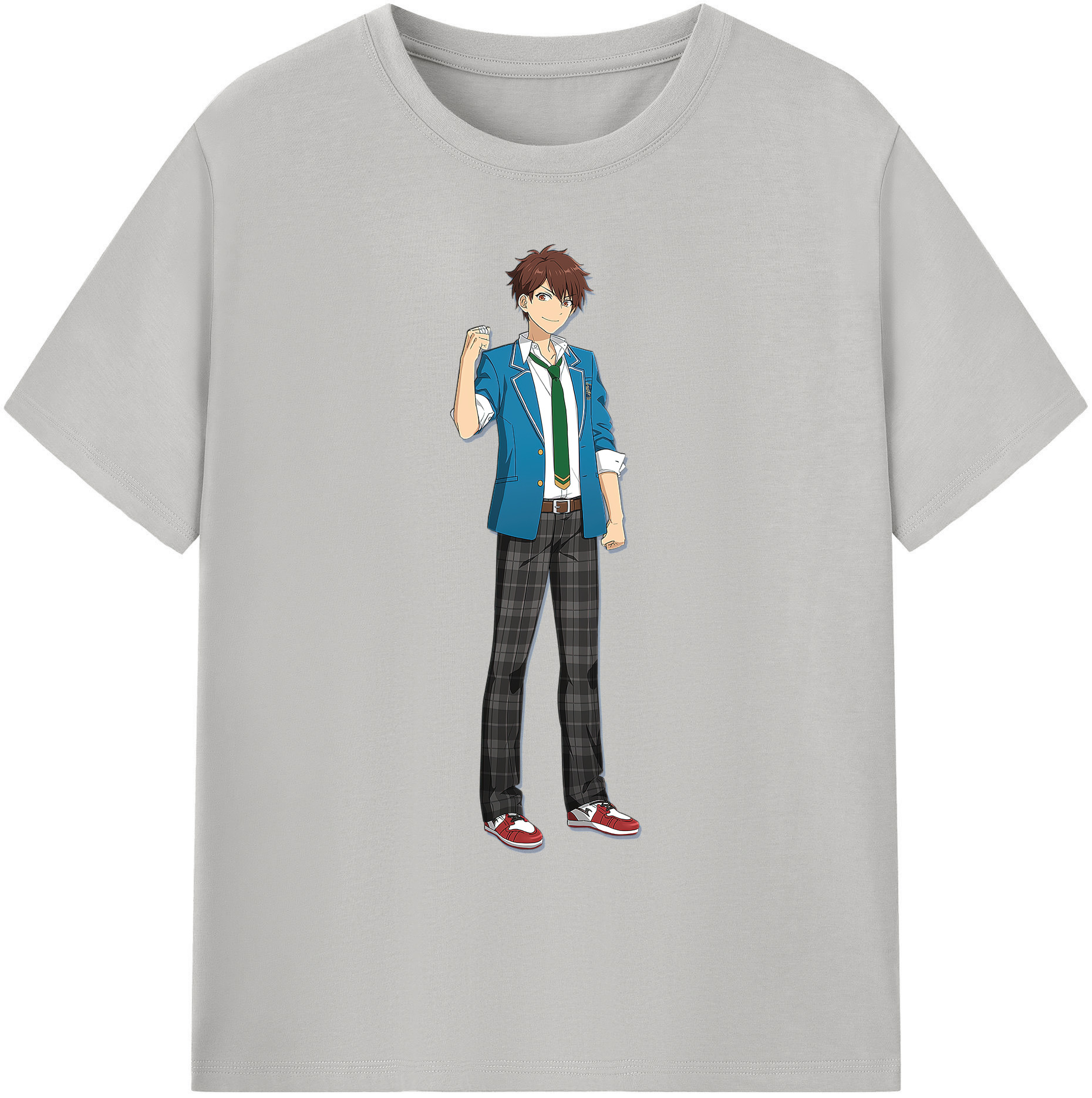 （画像用） あんさんぶるスターズ! Ensemble Stars 綿100％ メンズ半袖Tシャツ｜肌触りやわらか＆通気性