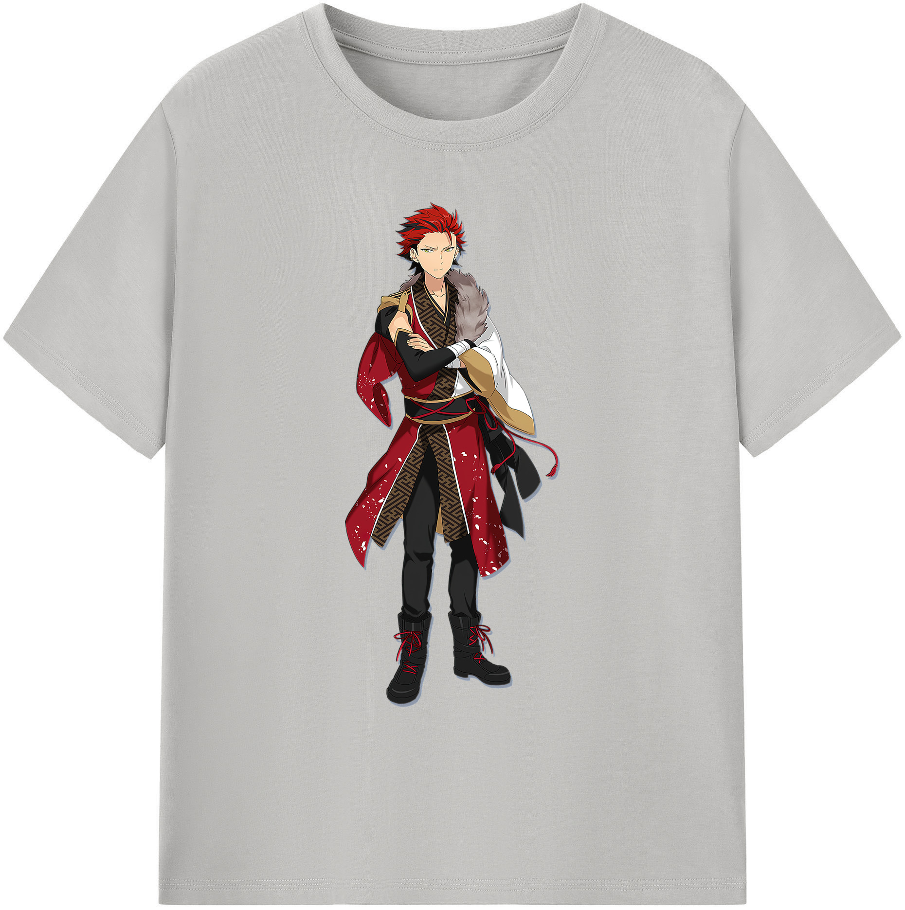 （画像用） あんさんぶるスターズ! Ensemble Stars 綿100％ メンズ半袖Tシャツ｜肌触りやわらか＆通気性