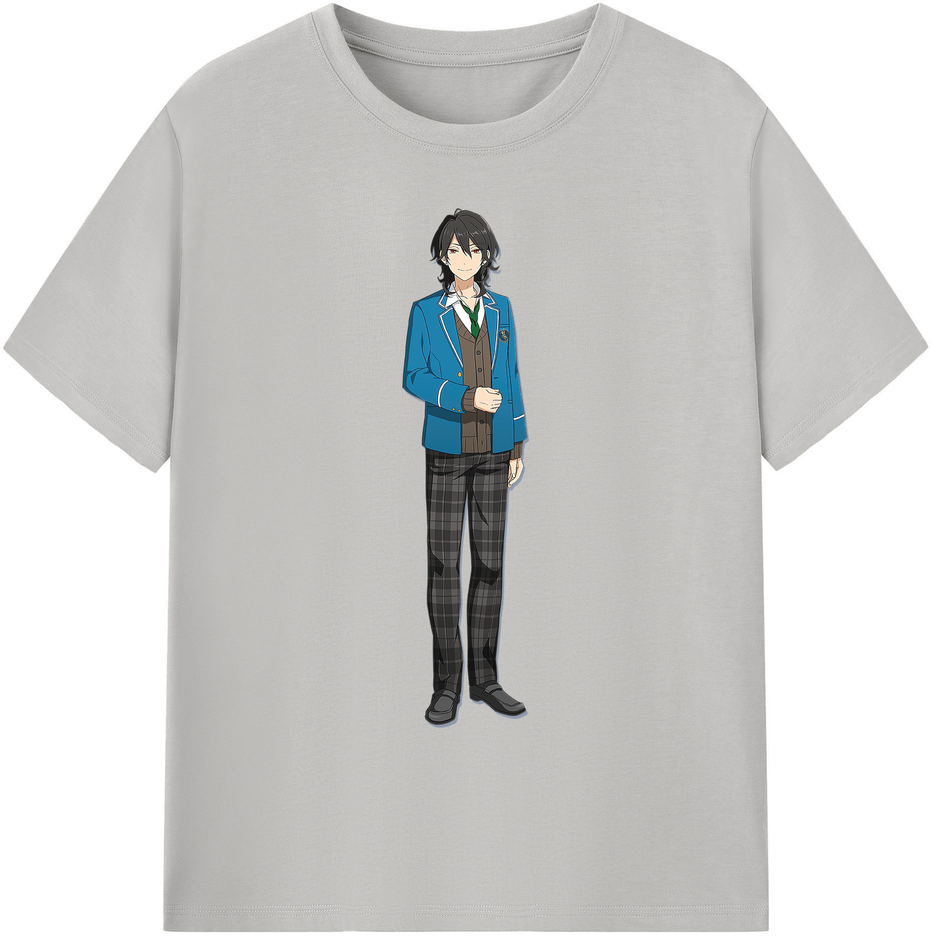 （画像用） あんさんぶるスターズ! Ensemble Stars 綿100％ メンズ半袖Tシャツ｜肌触りやわらか＆通気性