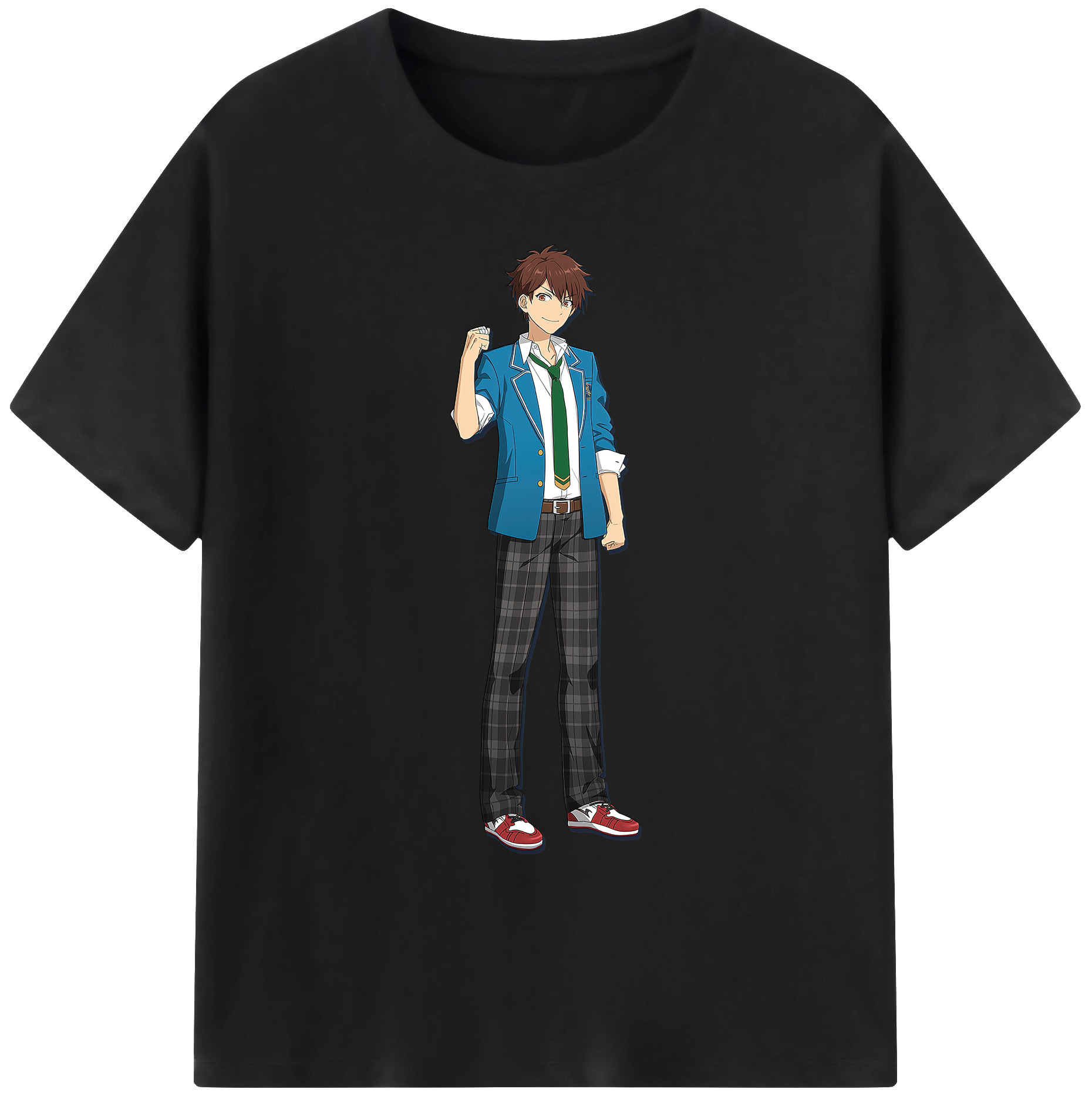 （画像用） あんさんぶるスターズ! Ensemble Stars 綿100％ メンズ半袖Tシャツ｜肌触りやわらか＆通気性