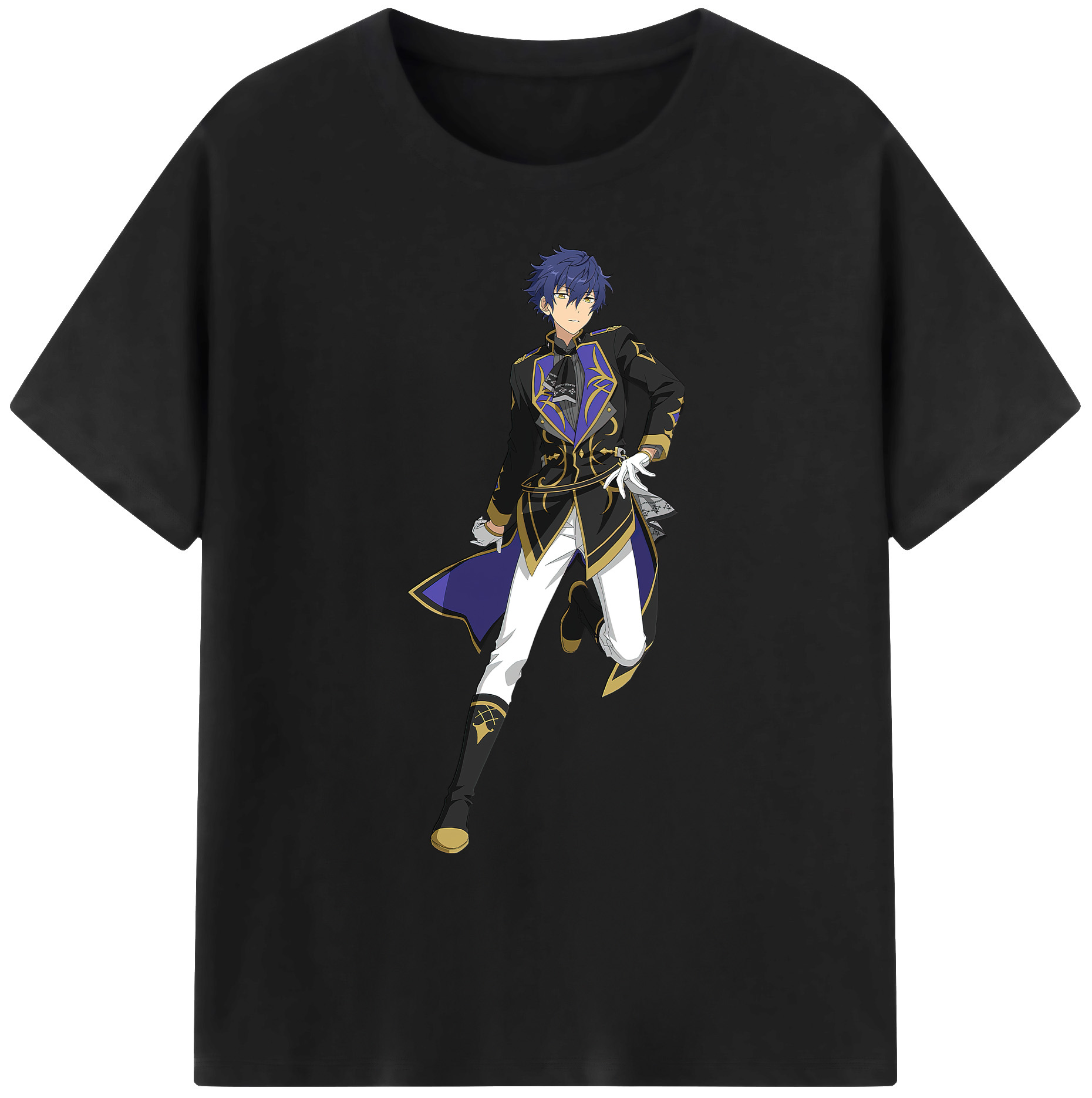 （画像用） あんさんぶるスターズ! Ensemble Stars 綿100％ メンズ半袖Tシャツ｜肌触りやわらか＆通気性