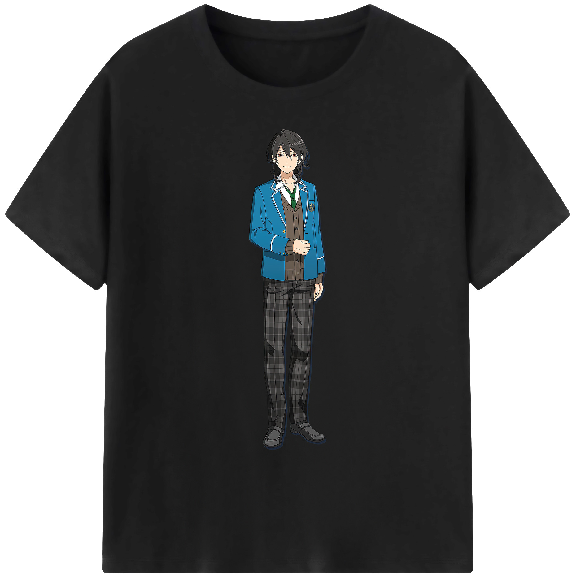 （画像用） あんさんぶるスターズ! Ensemble Stars 綿100％ メンズ半袖Tシャツ｜肌触りやわらか＆通気性
