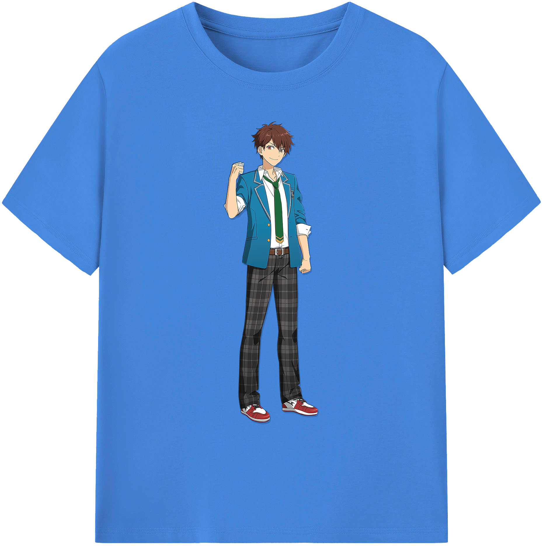 （画像用） あんさんぶるスターズ! Ensemble Stars 綿100％ メンズ半袖Tシャツ｜肌触りやわらか＆通気性