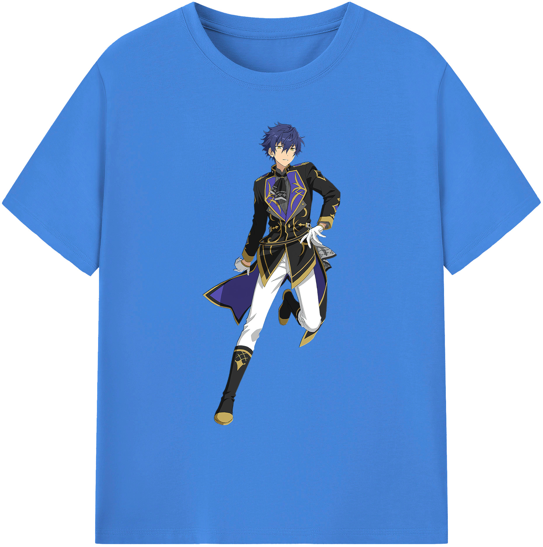 （画像用） あんさんぶるスターズ! Ensemble Stars 綿100％ メンズ半袖Tシャツ｜肌触りやわらか＆通気性