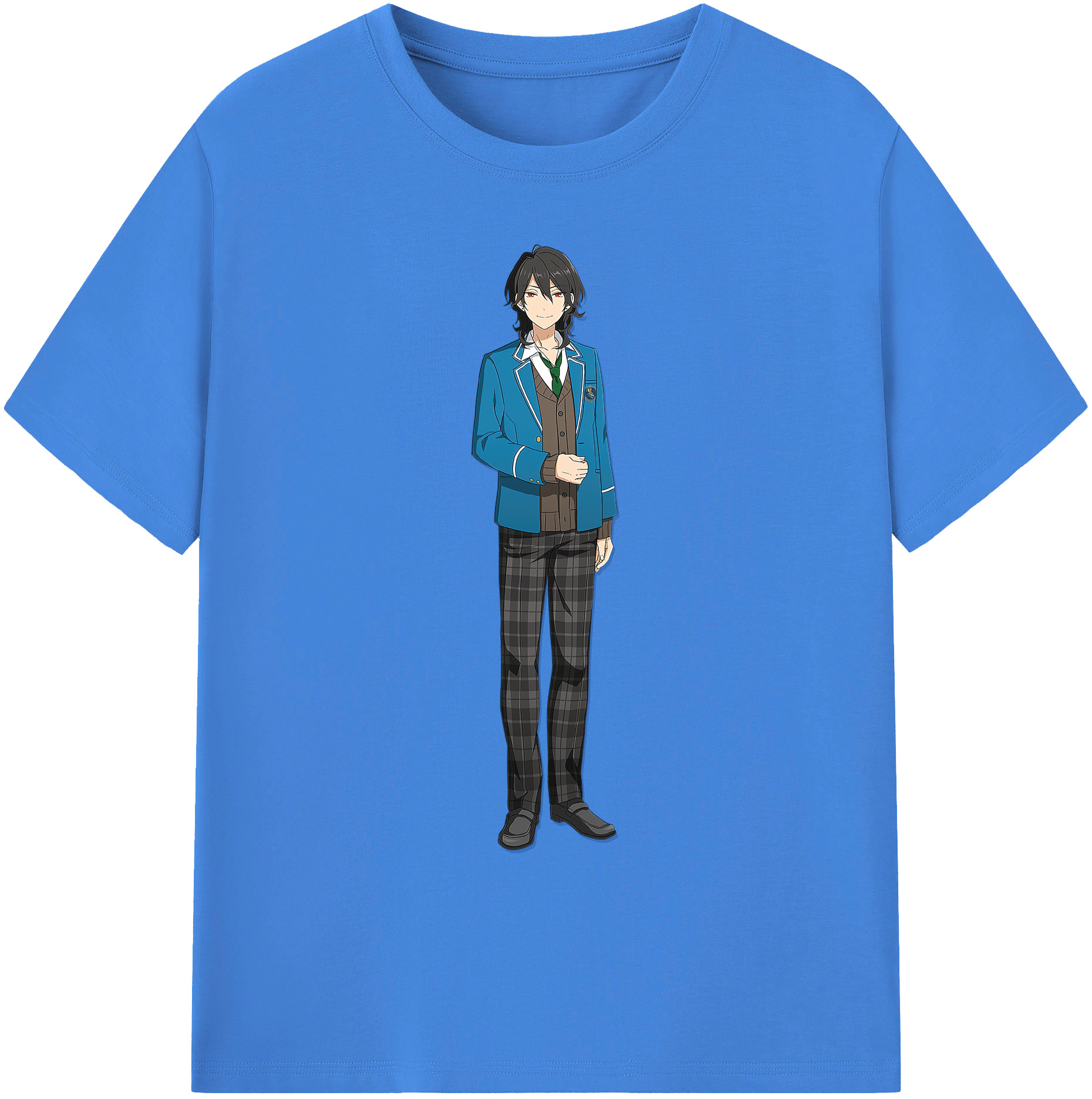 （画像用） あんさんぶるスターズ! Ensemble Stars 綿100％ メンズ半袖Tシャツ｜肌触りやわらか＆通気性
