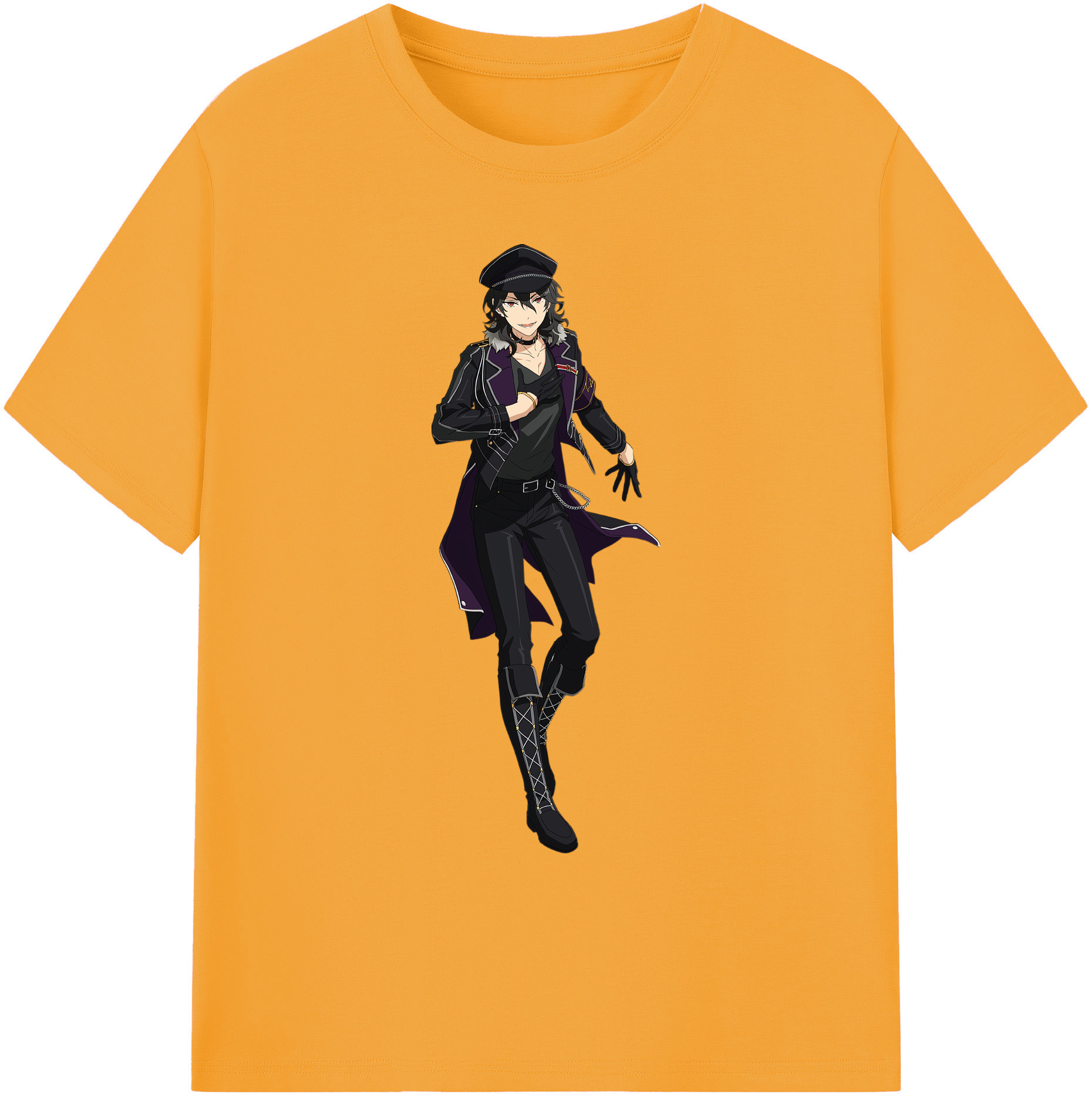 （画像用） あんさんぶるスターズ! Ensemble Stars 綿100％ メンズ半袖Tシャツ｜肌触りやわらか＆通気性