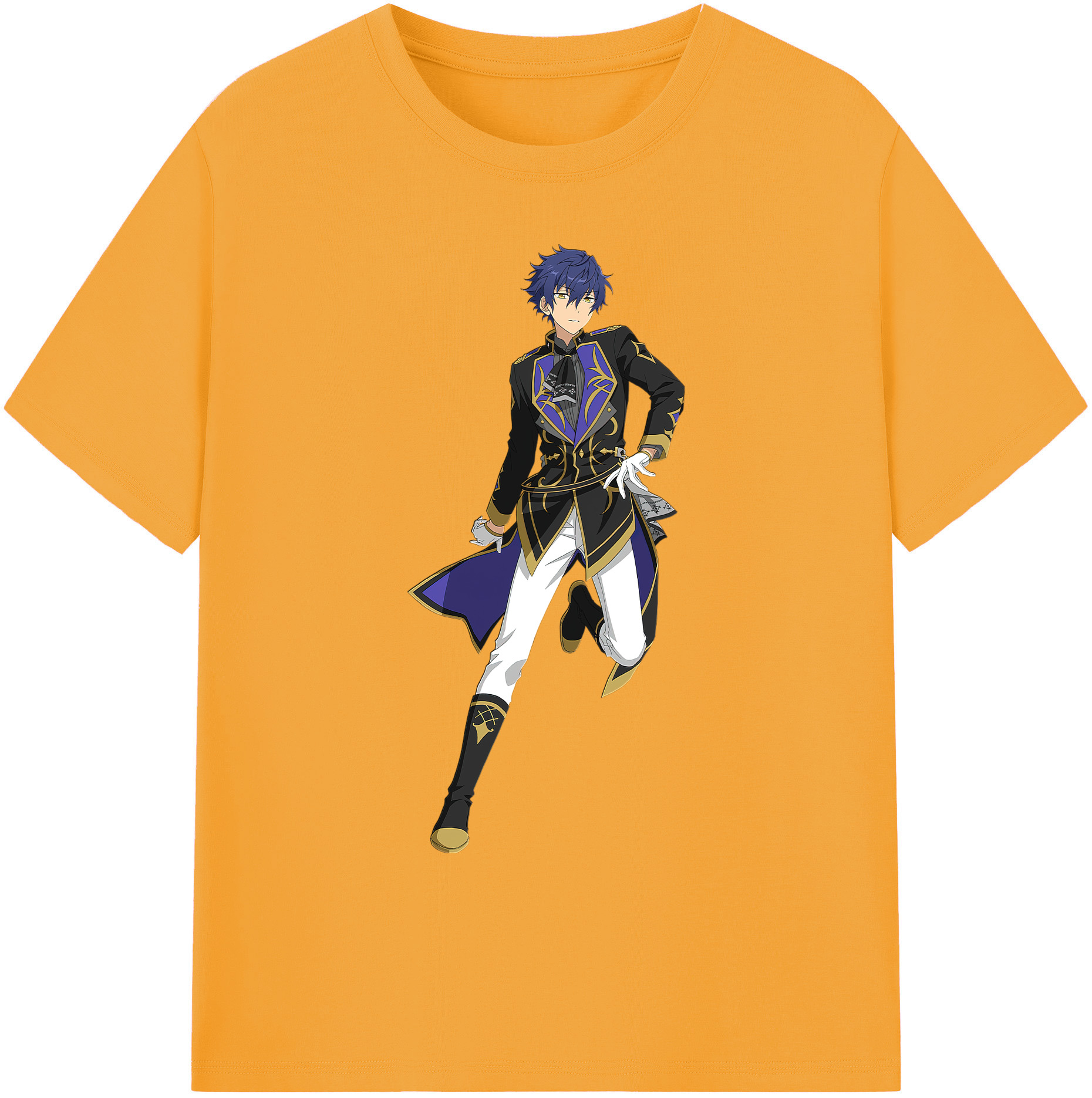 （画像用） あんさんぶるスターズ! Ensemble Stars 綿100％ メンズ半袖Tシャツ｜肌触りやわらか＆通気性