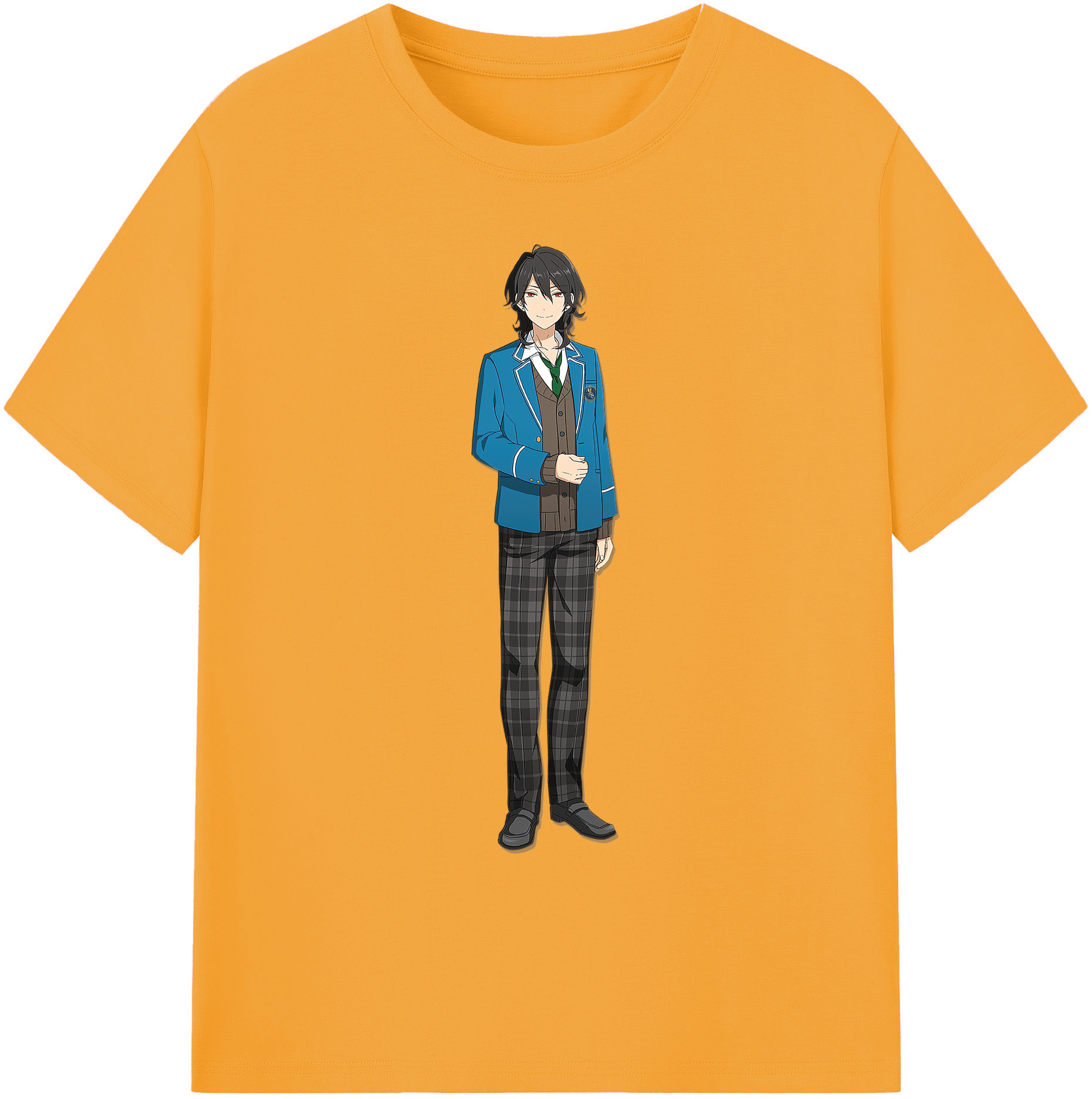 （画像用） あんさんぶるスターズ! Ensemble Stars 綿100％ メンズ半袖Tシャツ｜肌触りやわらか＆通気性