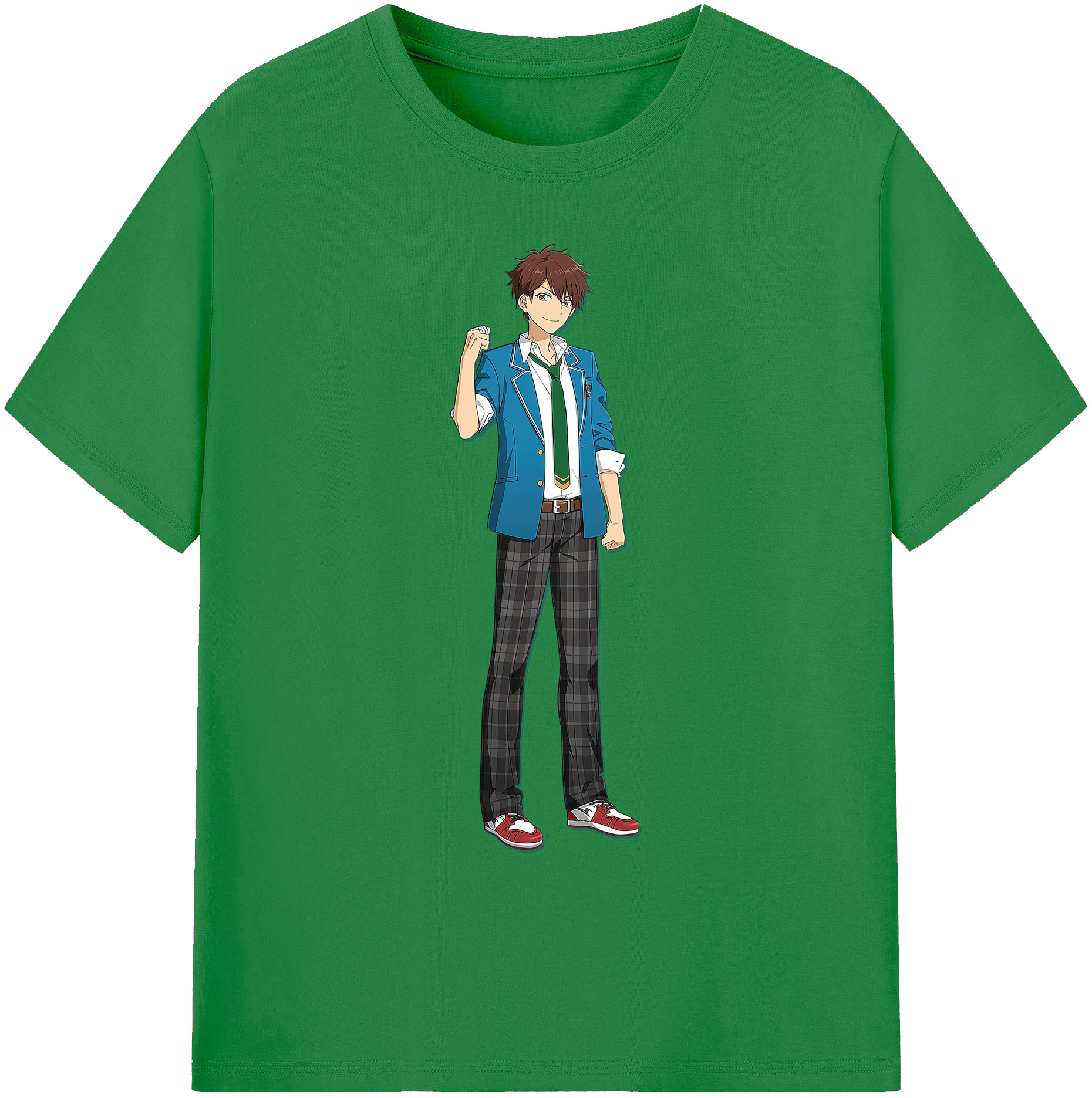 （画像用） あんさんぶるスターズ! Ensemble Stars 綿100％ メンズ半袖Tシャツ｜肌触りやわらか＆通気性