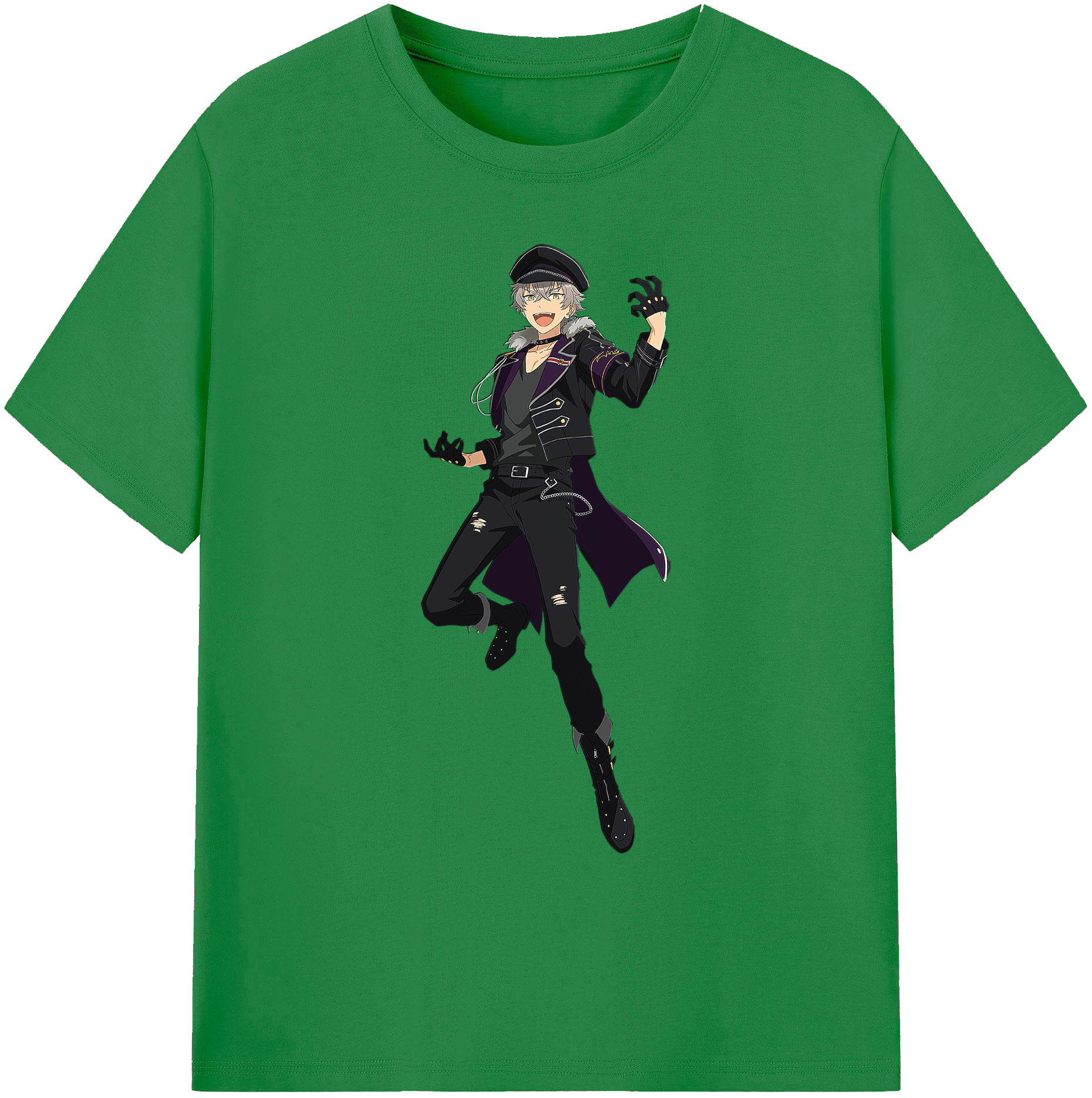 （画像用） あんさんぶるスターズ! Ensemble Stars 綿100％ メンズ半袖Tシャツ｜肌触りやわらか＆通気性