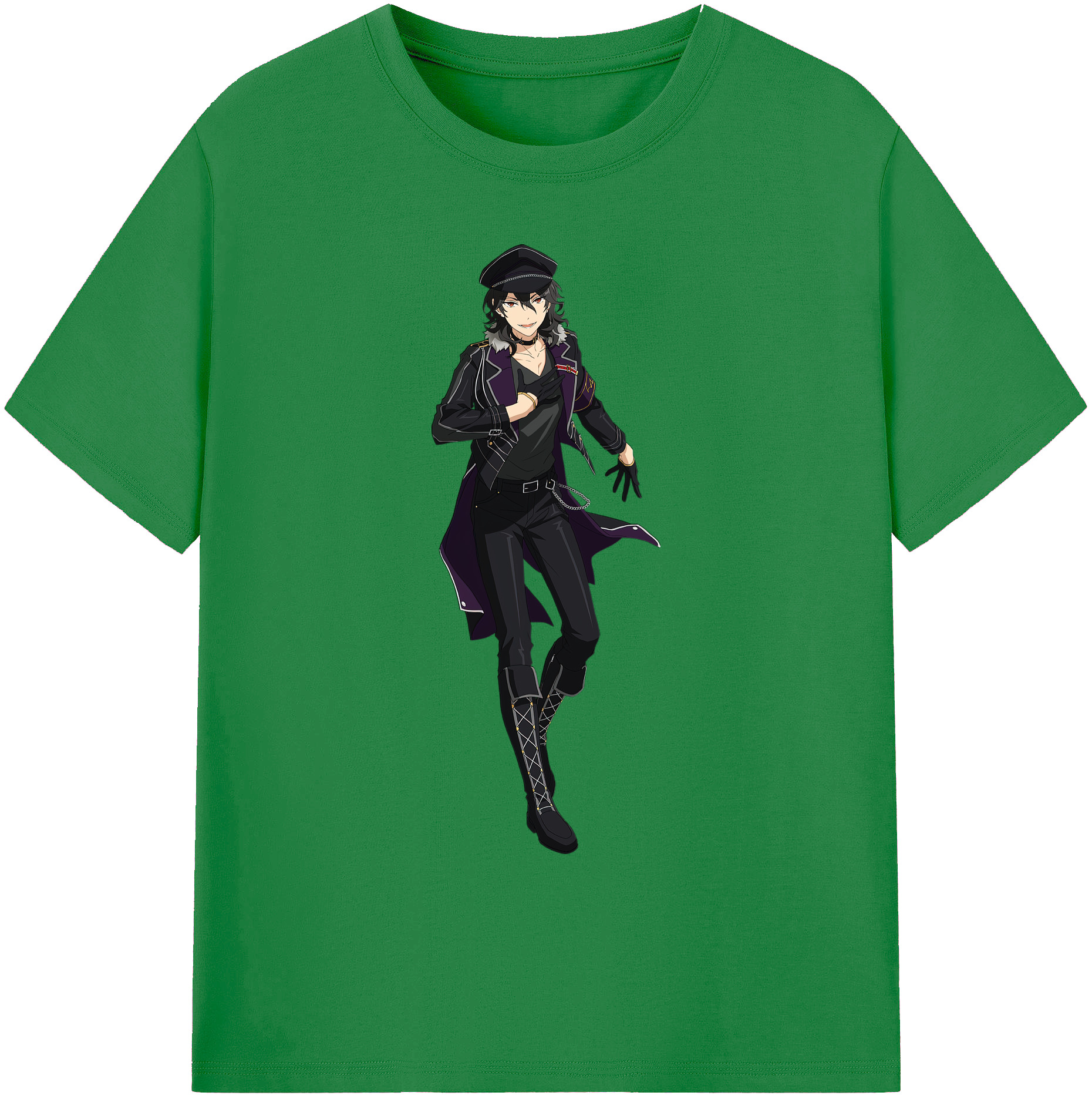 （画像用） あんさんぶるスターズ! Ensemble Stars 綿100％ メンズ半袖Tシャツ｜肌触りやわらか＆通気性