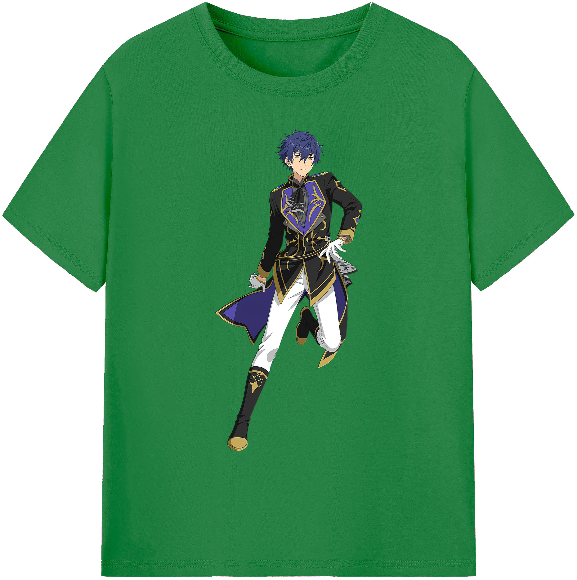 （画像用） あんさんぶるスターズ! Ensemble Stars 綿100％ メンズ半袖Tシャツ｜肌触りやわらか＆通気性
