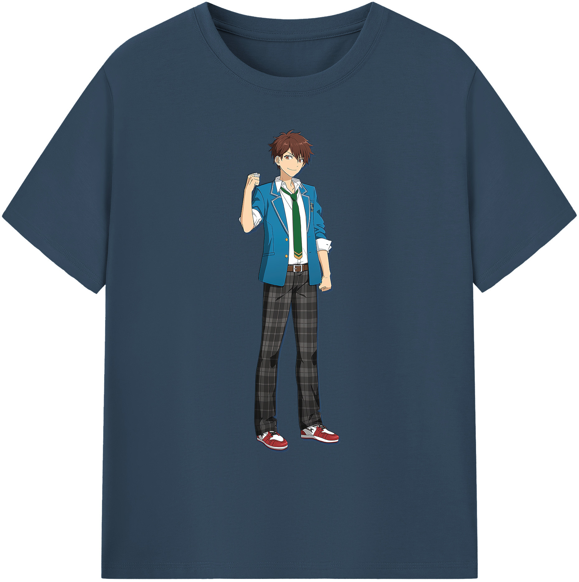 （画像用） あんさんぶるスターズ! Ensemble Stars 綿100％ メンズ半袖Tシャツ｜肌触りやわらか＆通気性