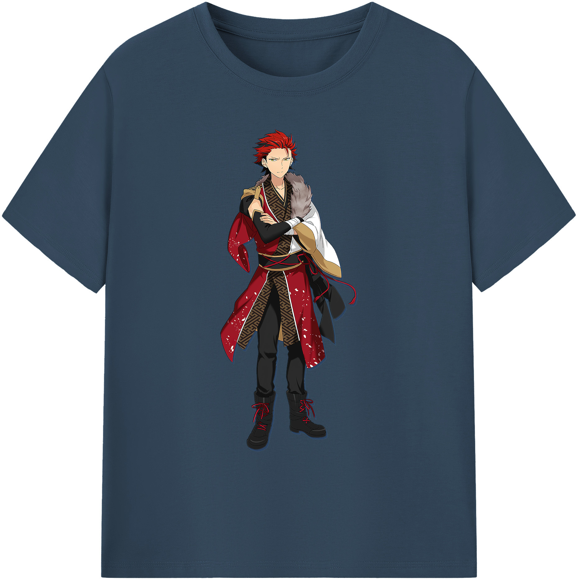 （画像用） あんさんぶるスターズ! Ensemble Stars 綿100％ メンズ半袖Tシャツ｜肌触りやわらか＆通気性