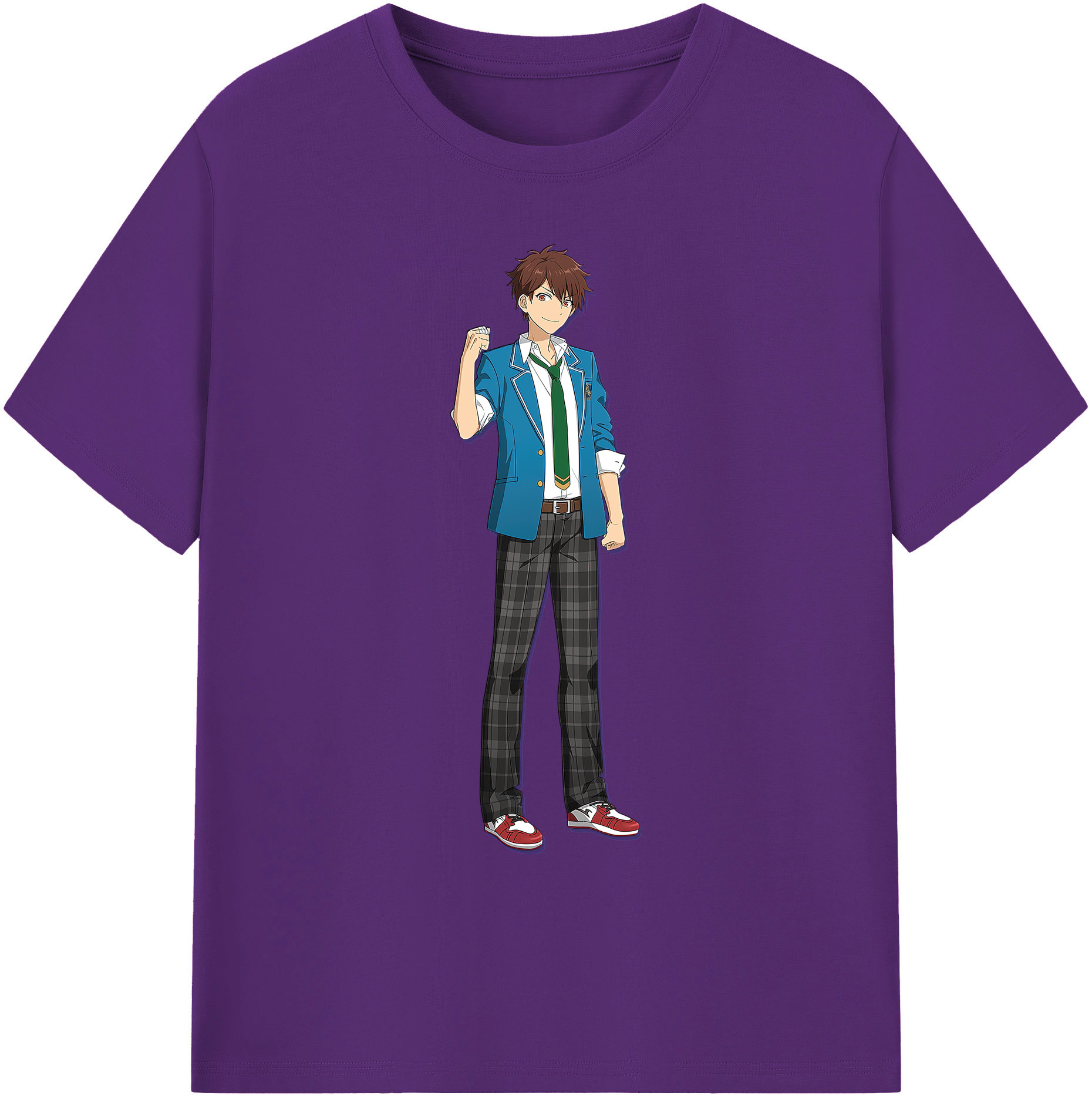 （画像用） あんさんぶるスターズ! Ensemble Stars 綿100％ メンズ半袖Tシャツ｜肌触りやわらか＆通気性