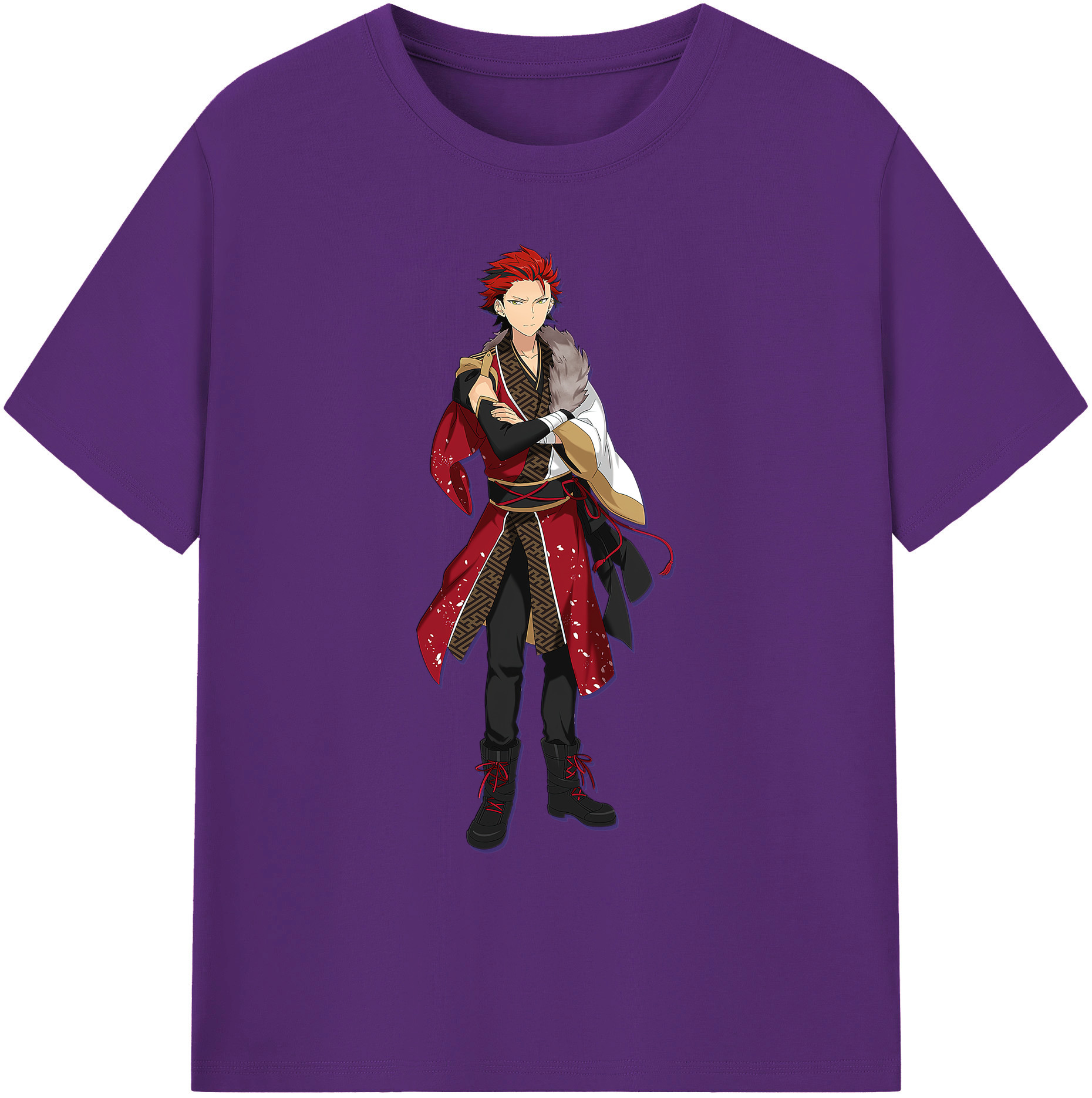 （画像用） あんさんぶるスターズ! Ensemble Stars 綿100％ メンズ半袖Tシャツ｜肌触りやわらか＆通気性