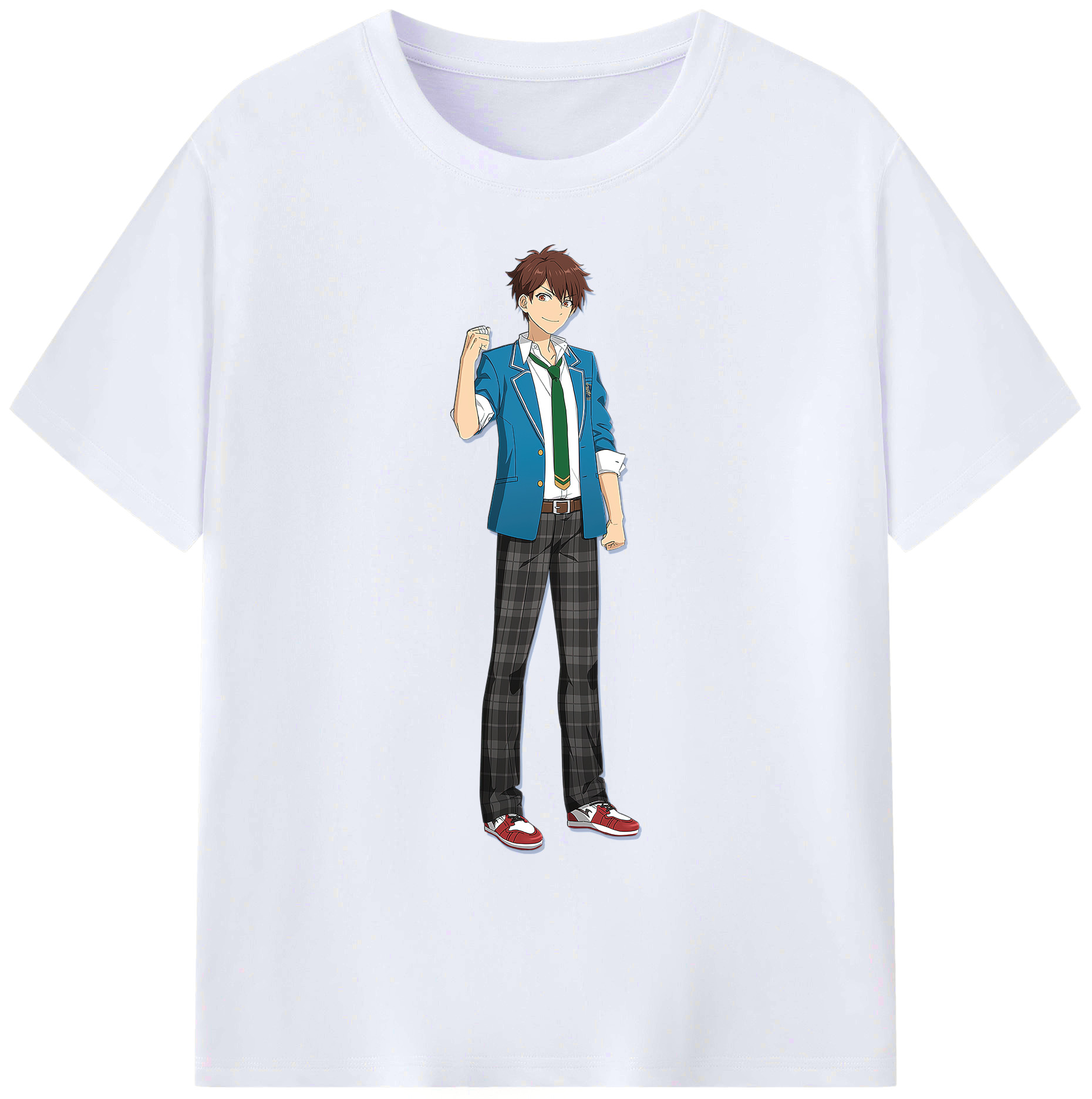（画像用） あんさんぶるスターズ! Ensemble Stars 綿100％ メンズ半袖Tシャツ｜肌触りやわらか＆通気性